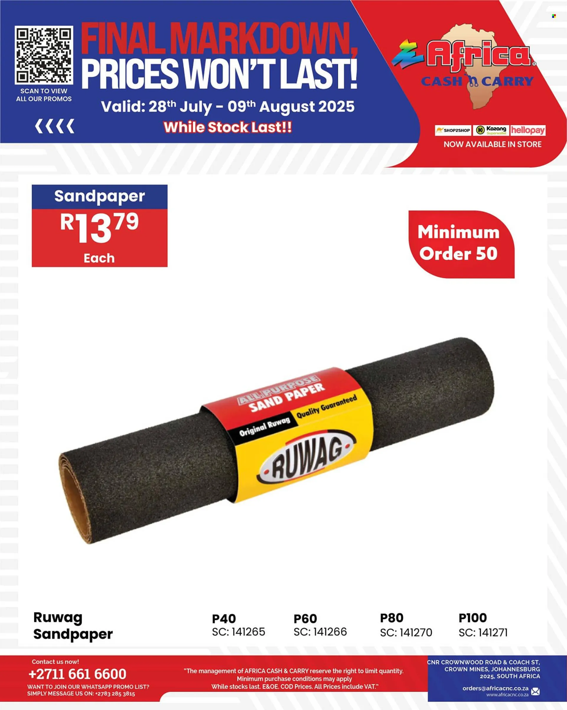 Africa Cash and Carry catalogue - 1