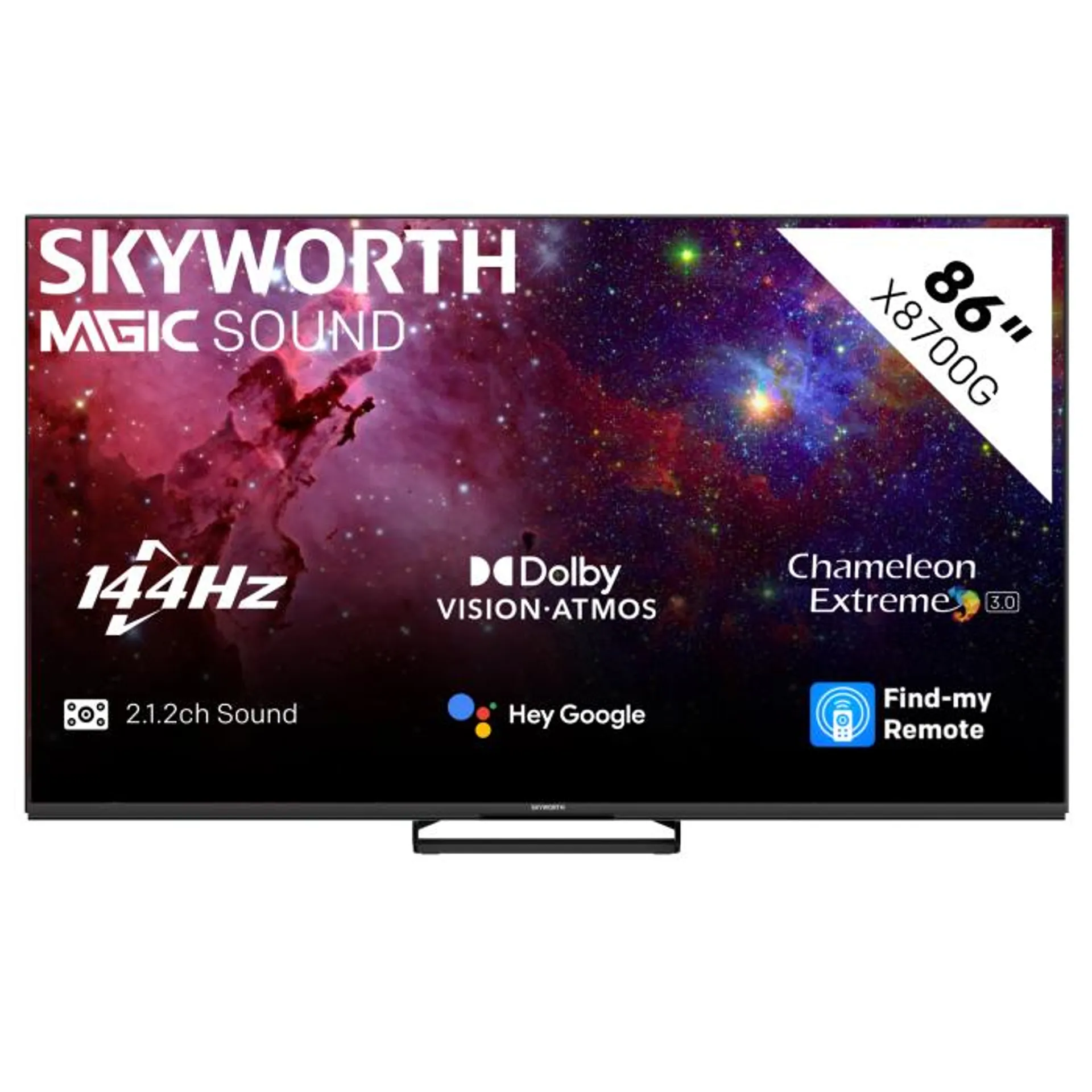 Skyworth 86-inch MiniLED Google TV- 86X8700G