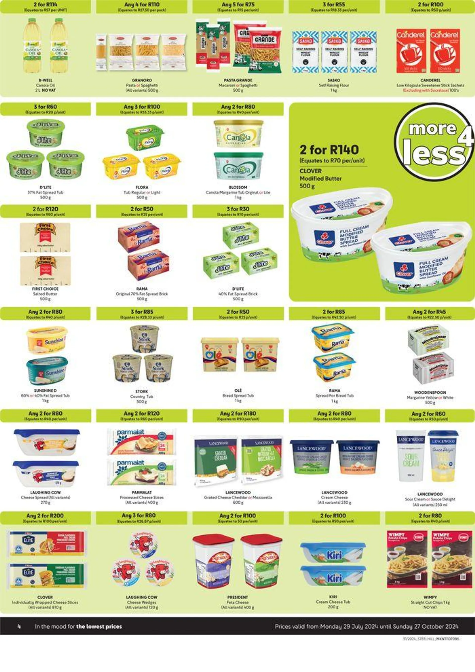 Makro : More 4 Less from 29 July to 27 October 2024 - Catalogue Page 4