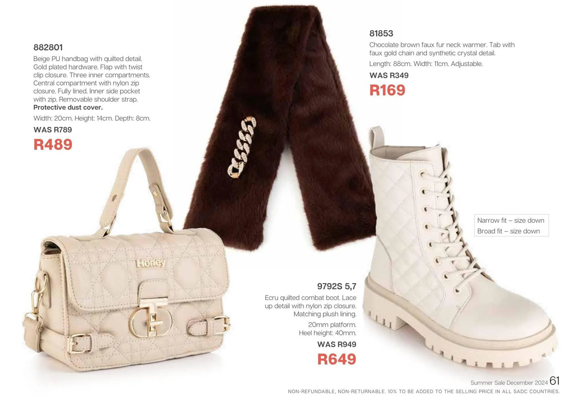 Honey Fashion Accessories catalogue from 19 December to 31 December 2024 - Catalogue Page 141