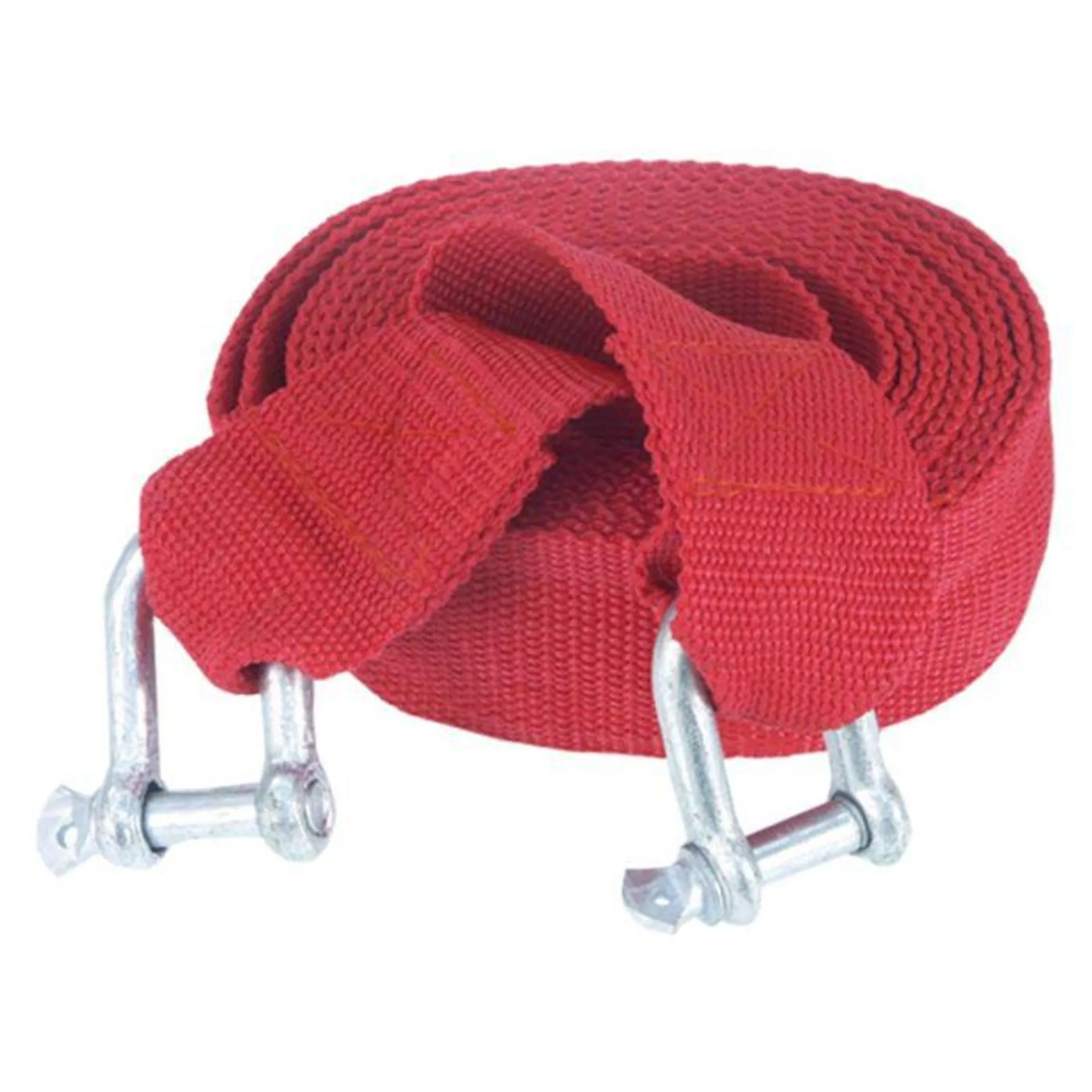 Autogear Shackle Tow Rope 2 Ton Red