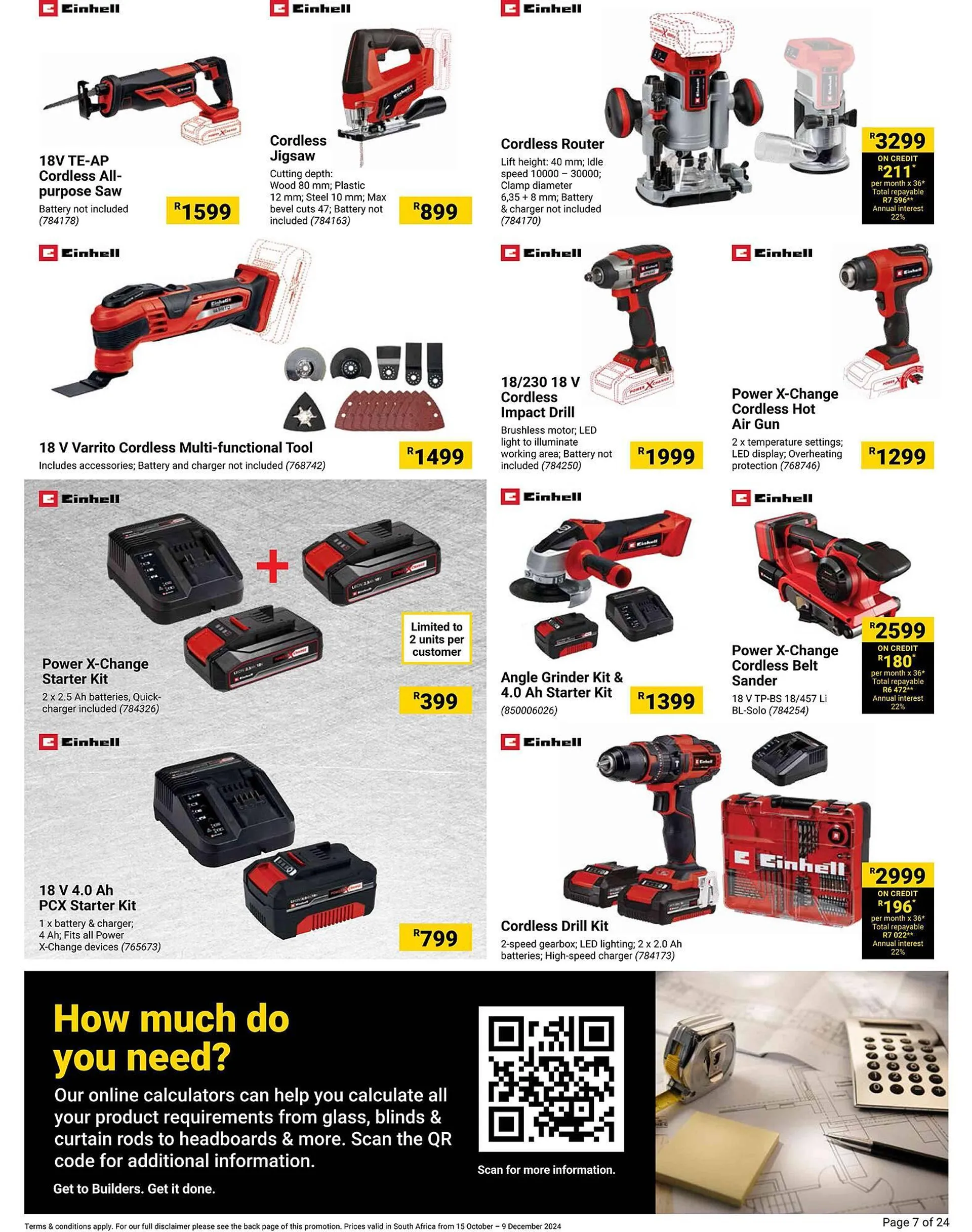 Builders Warehouse catalogue from 15 October to 9 December 2024 - Catalogue Page 7