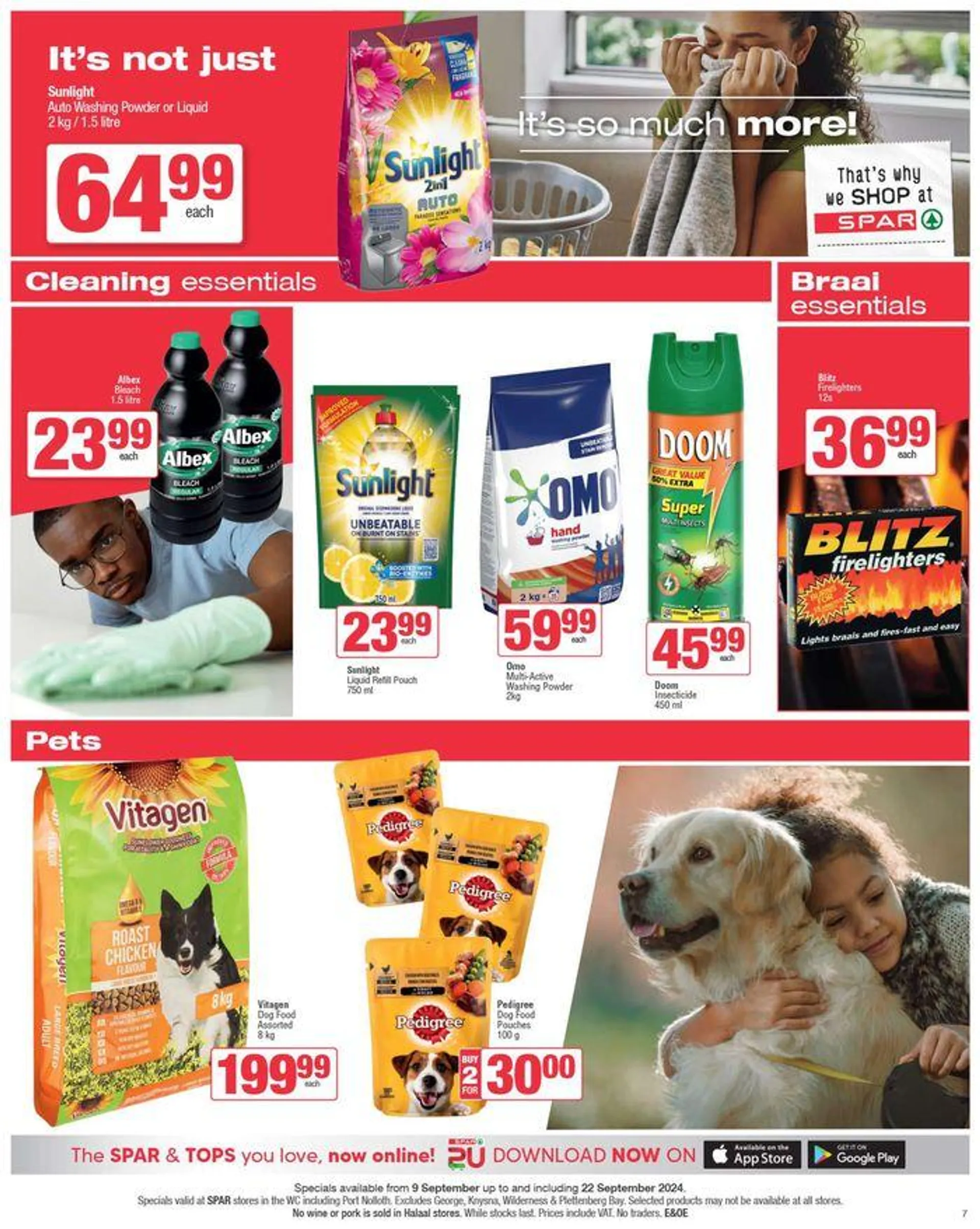 Specials Spar from 13 September to 22 September 2024 - Catalogue Page 7