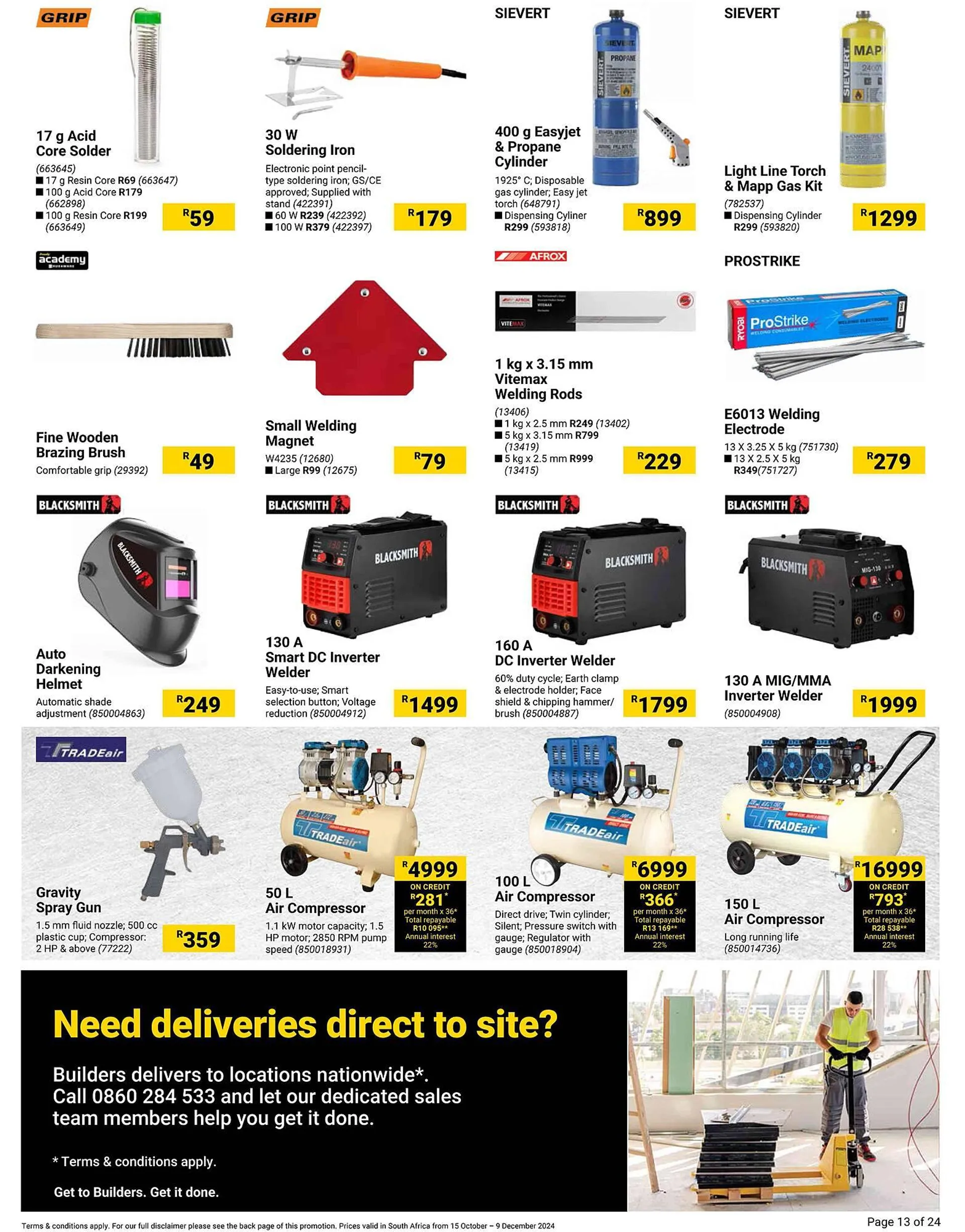 Builders Warehouse catalogue from 15 October to 9 December 2024 - Catalogue Page 13