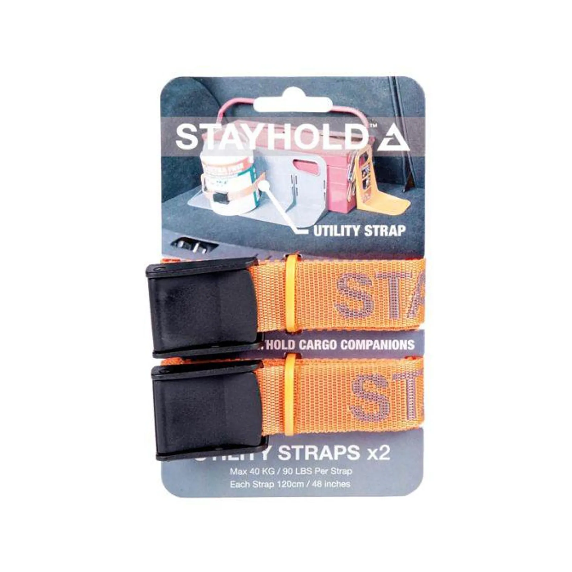 Stayhold 2 Piece Elastic Utility Straps For Stayhold System