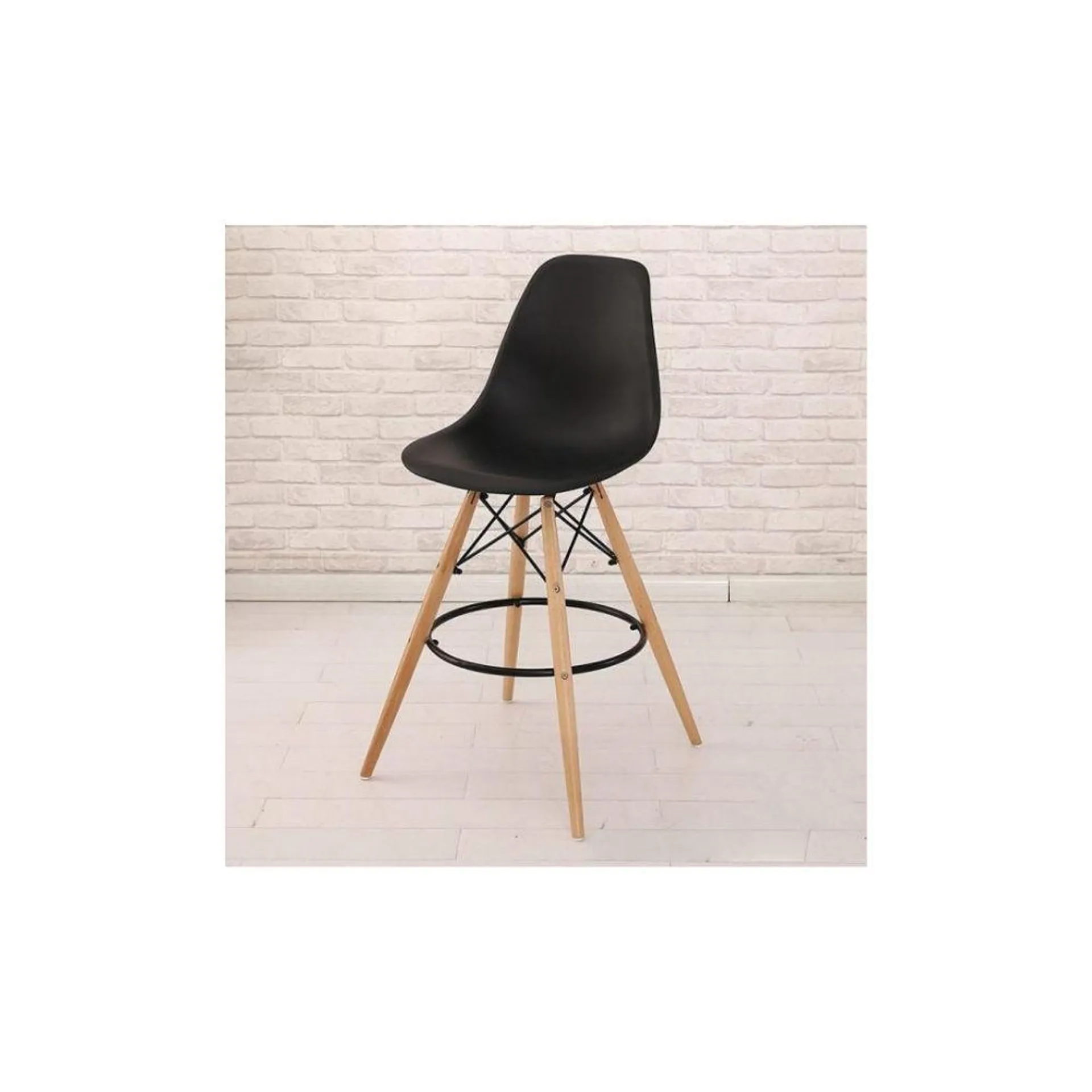 CozyCraft - Replika Bar Chair (Black)