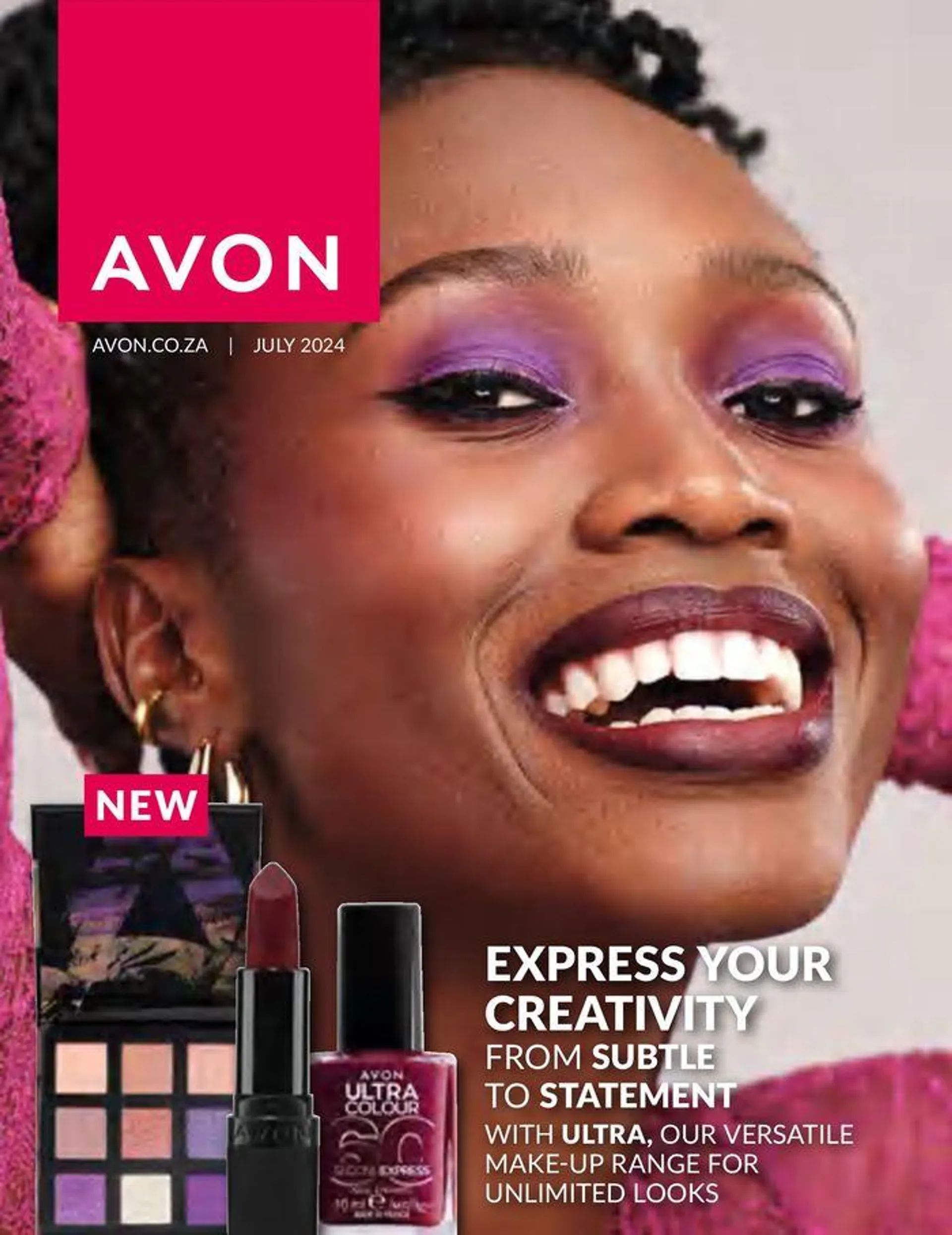 AVON July 2024 Brochure  from 1 July to 31 July 2024 - Catalogue Page 1