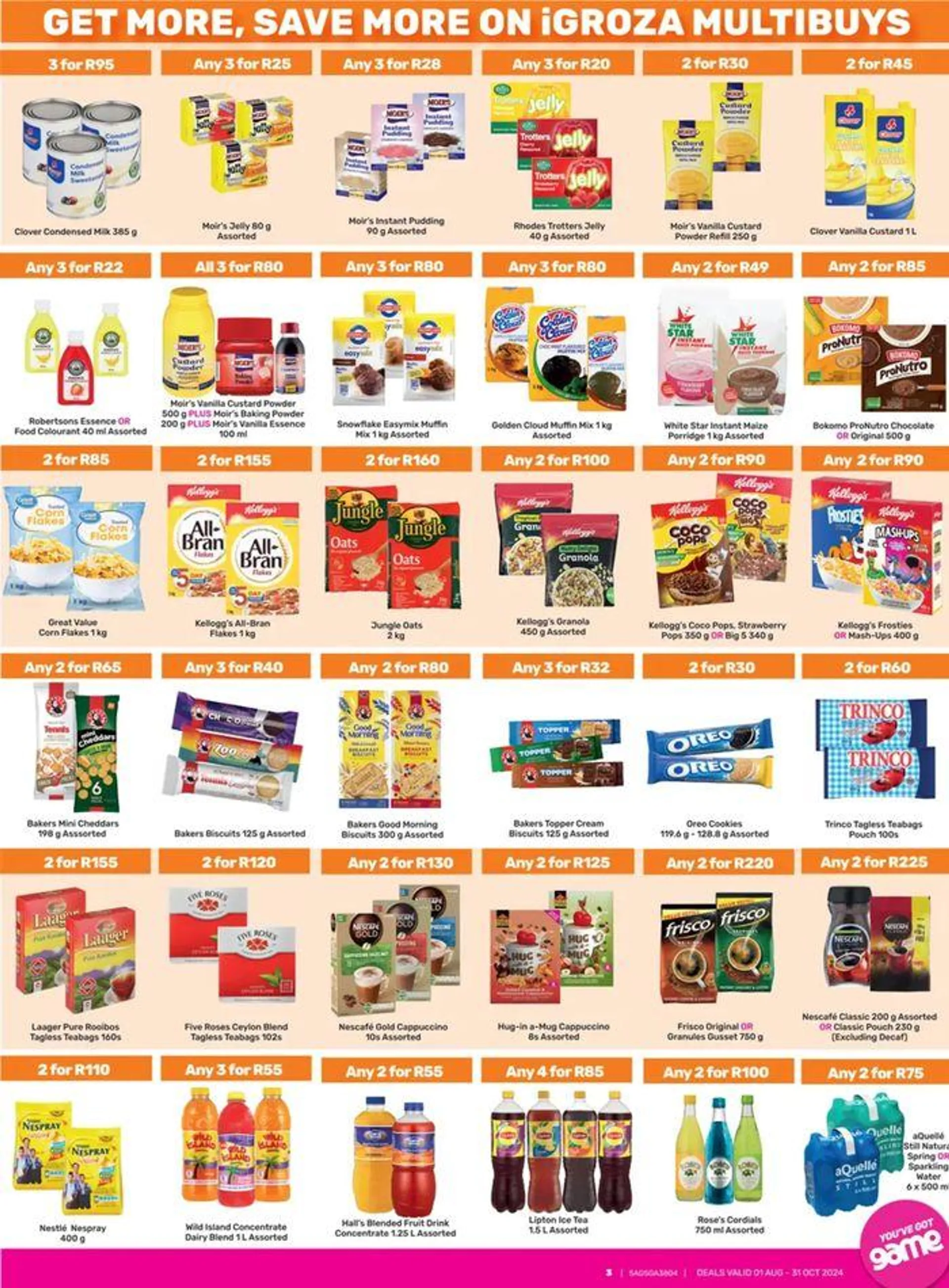 Leaflets Game from 1 August to 31 October 2024 - Catalogue Page 3