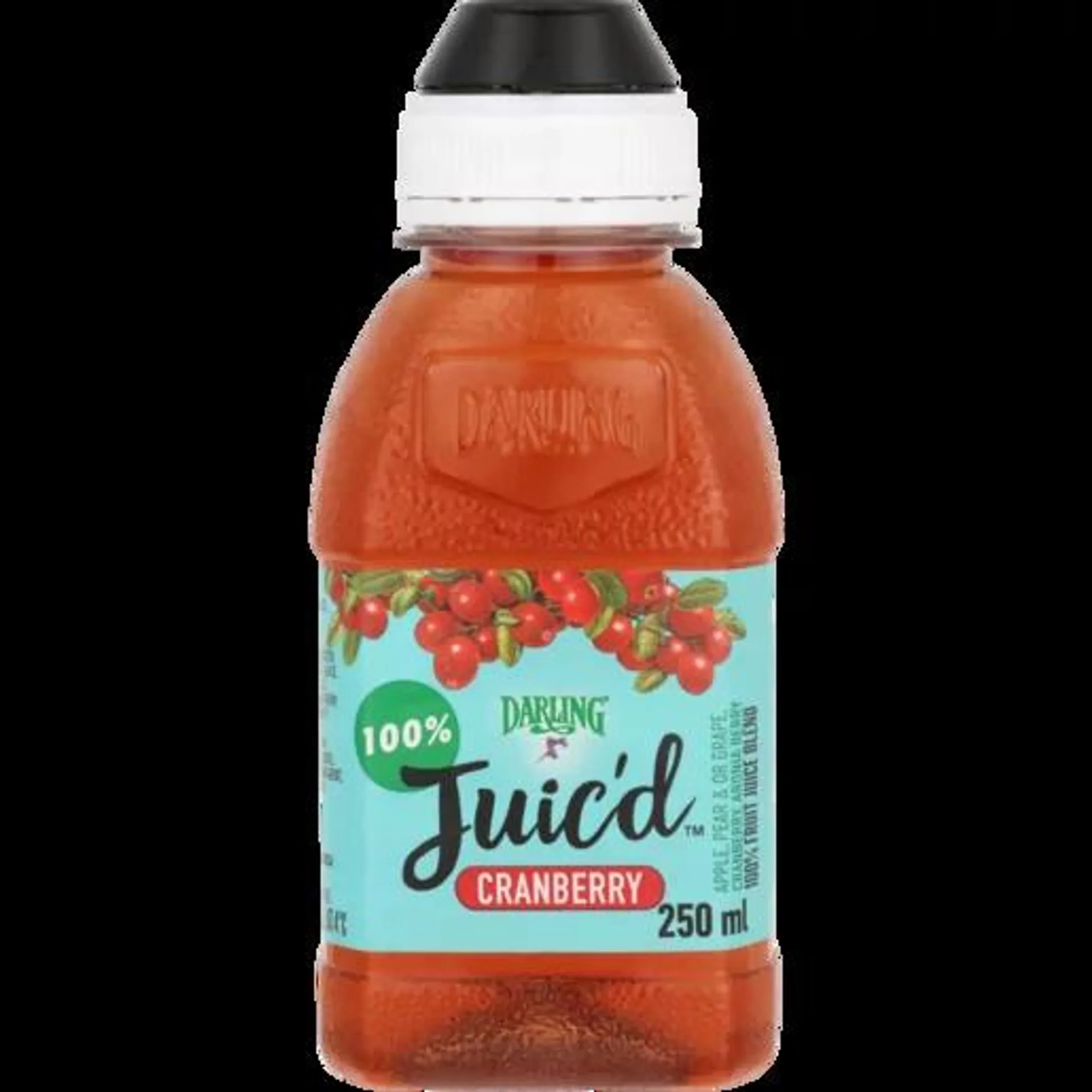 Darling Juic'd Cranberry Flavoured 100% Fruit Juice Blend 250ml