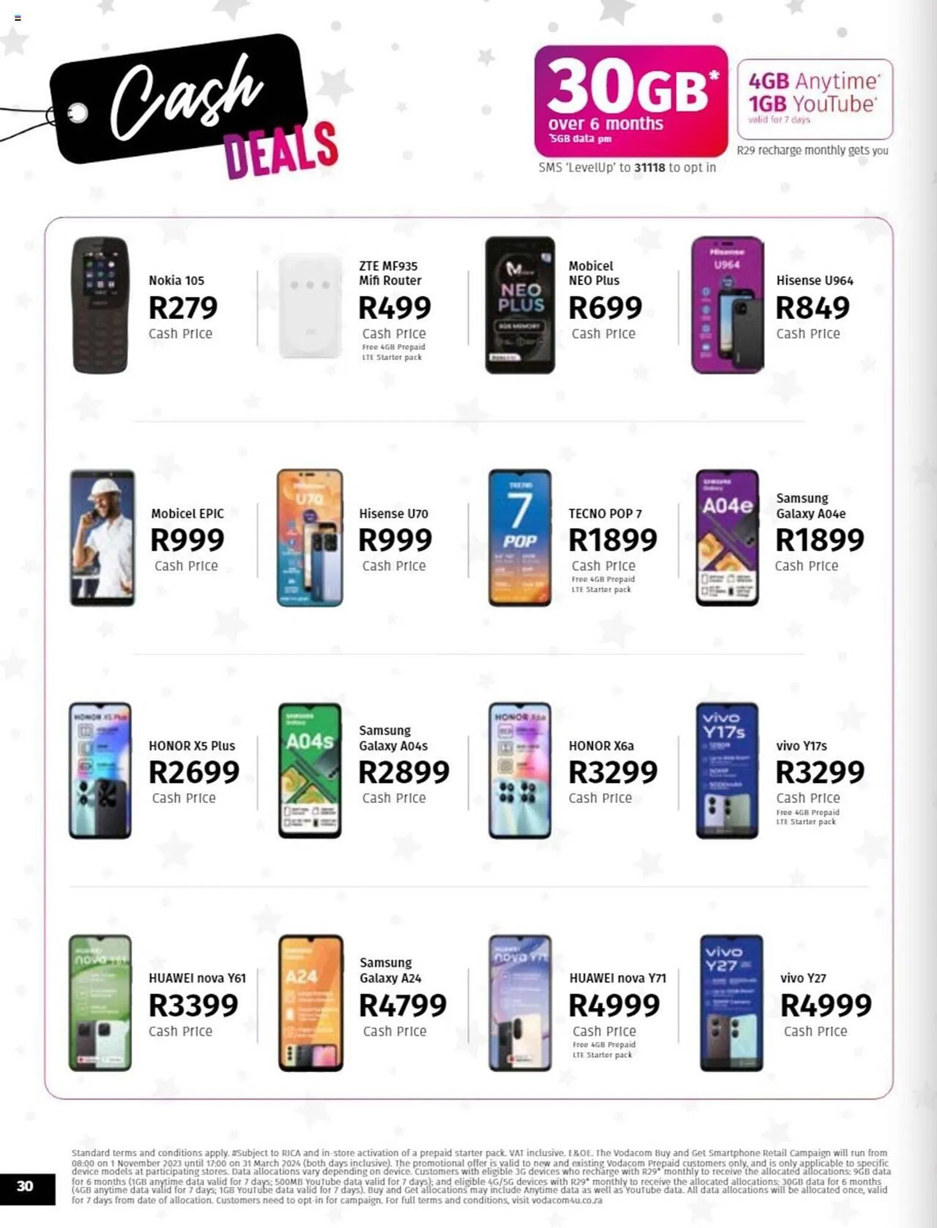 Vodacom catalogue from 7 December to 7 January 2024 - Catalogue Page 30