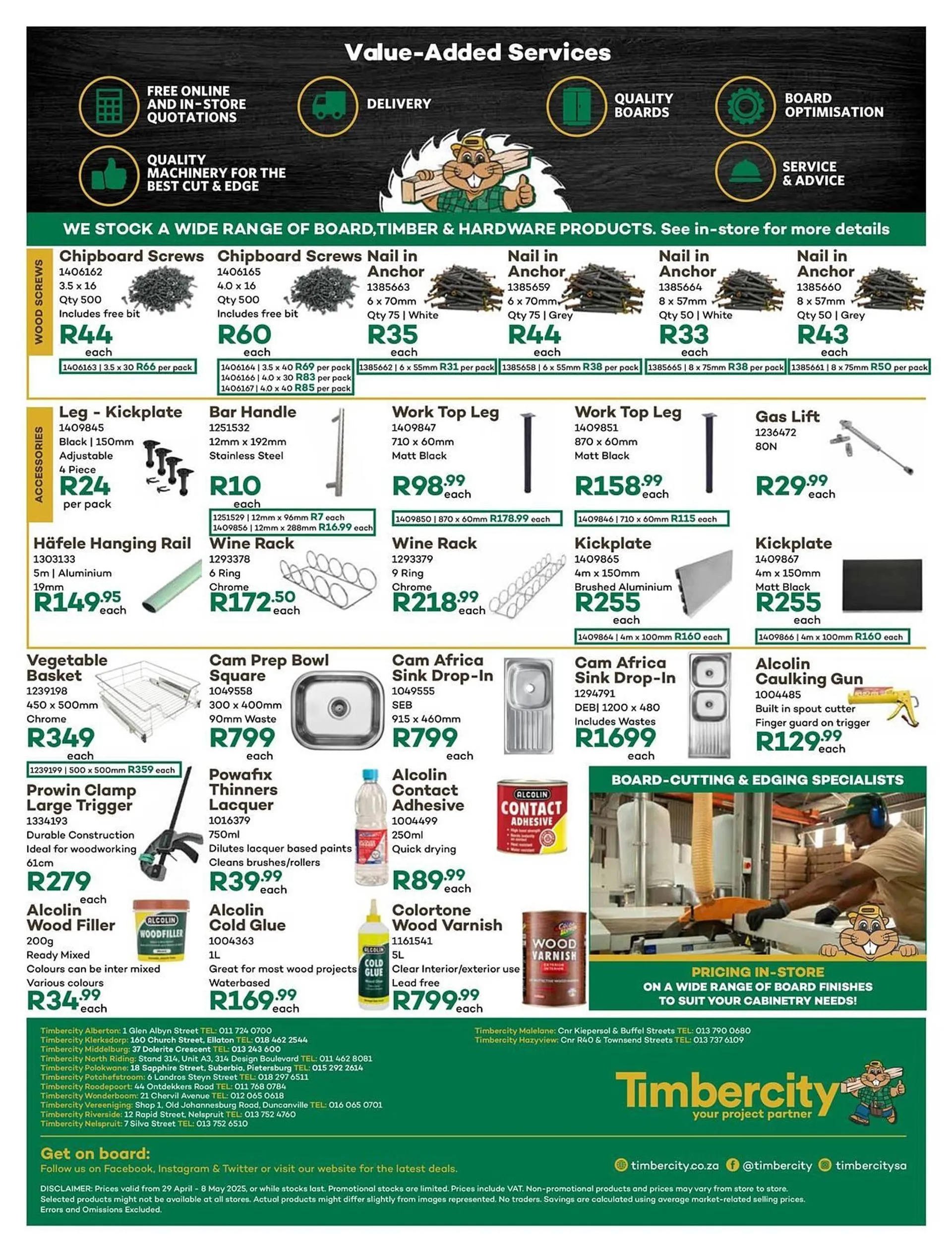 Timbercity catalogue from 8 May to 14 May 2025 - Catalogue Page 1