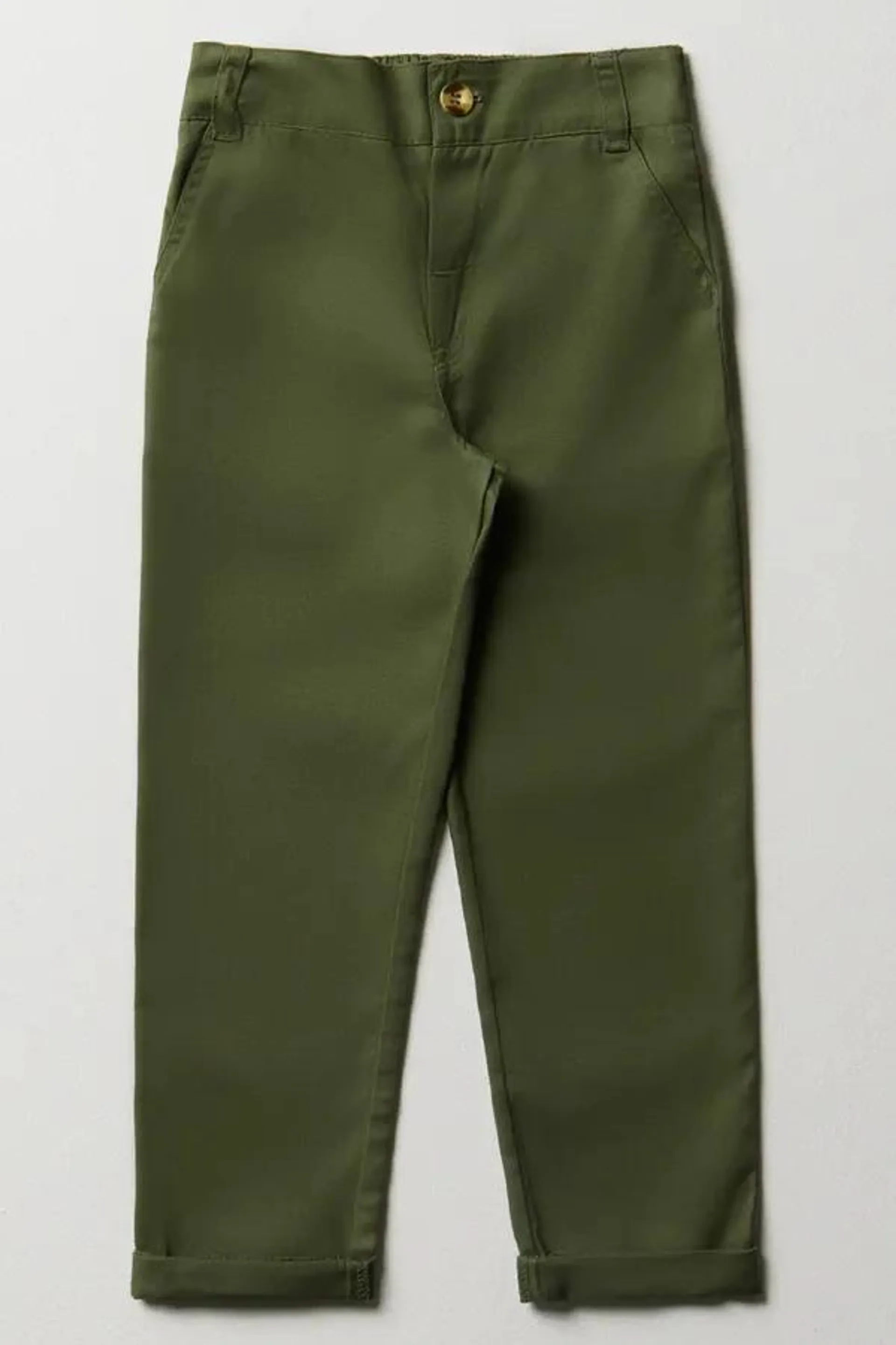 Slim fit chino pants green