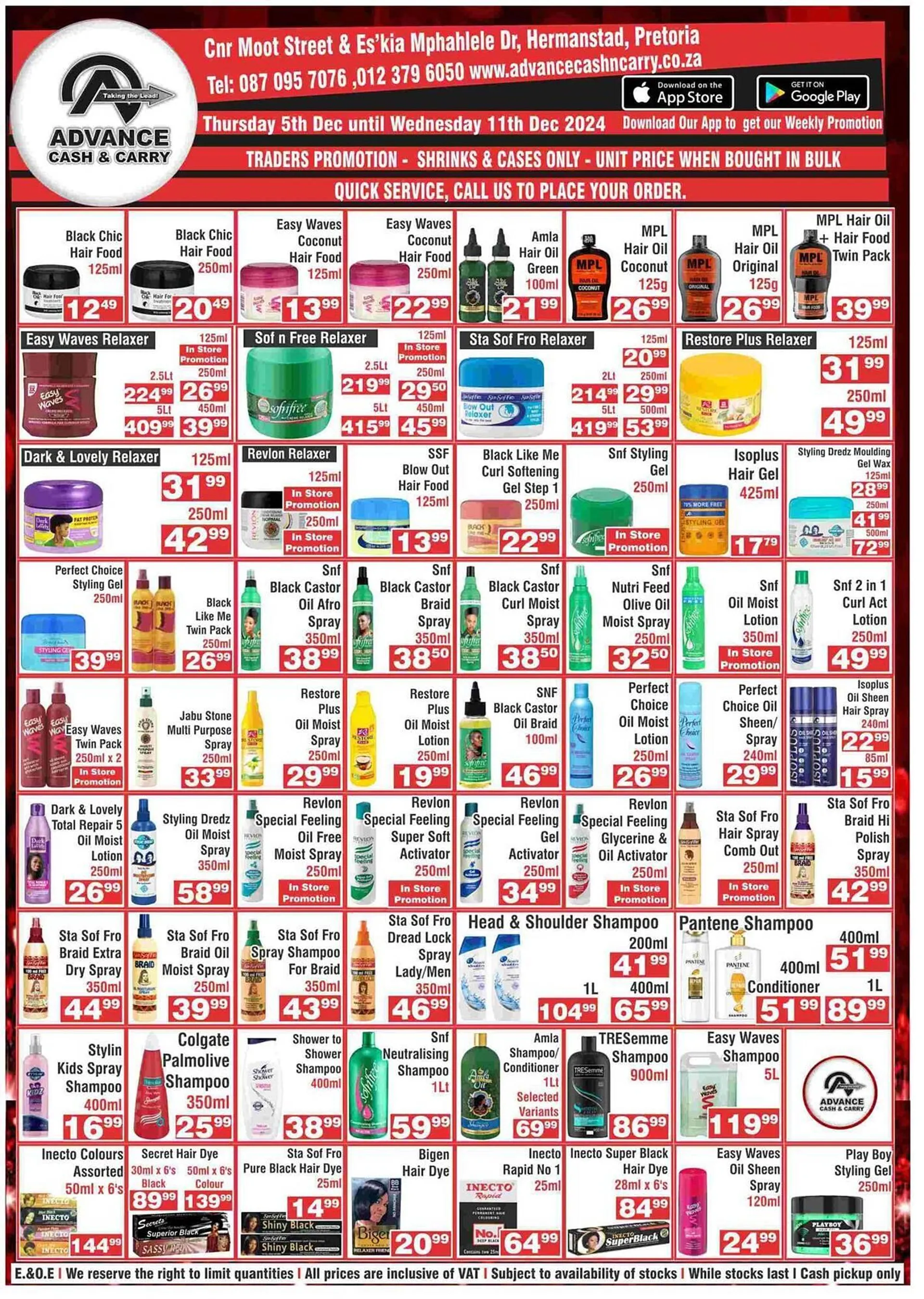 Advance Cash n Carry catalogue from 6 December to 11 December 2024 - Catalogue Page 12