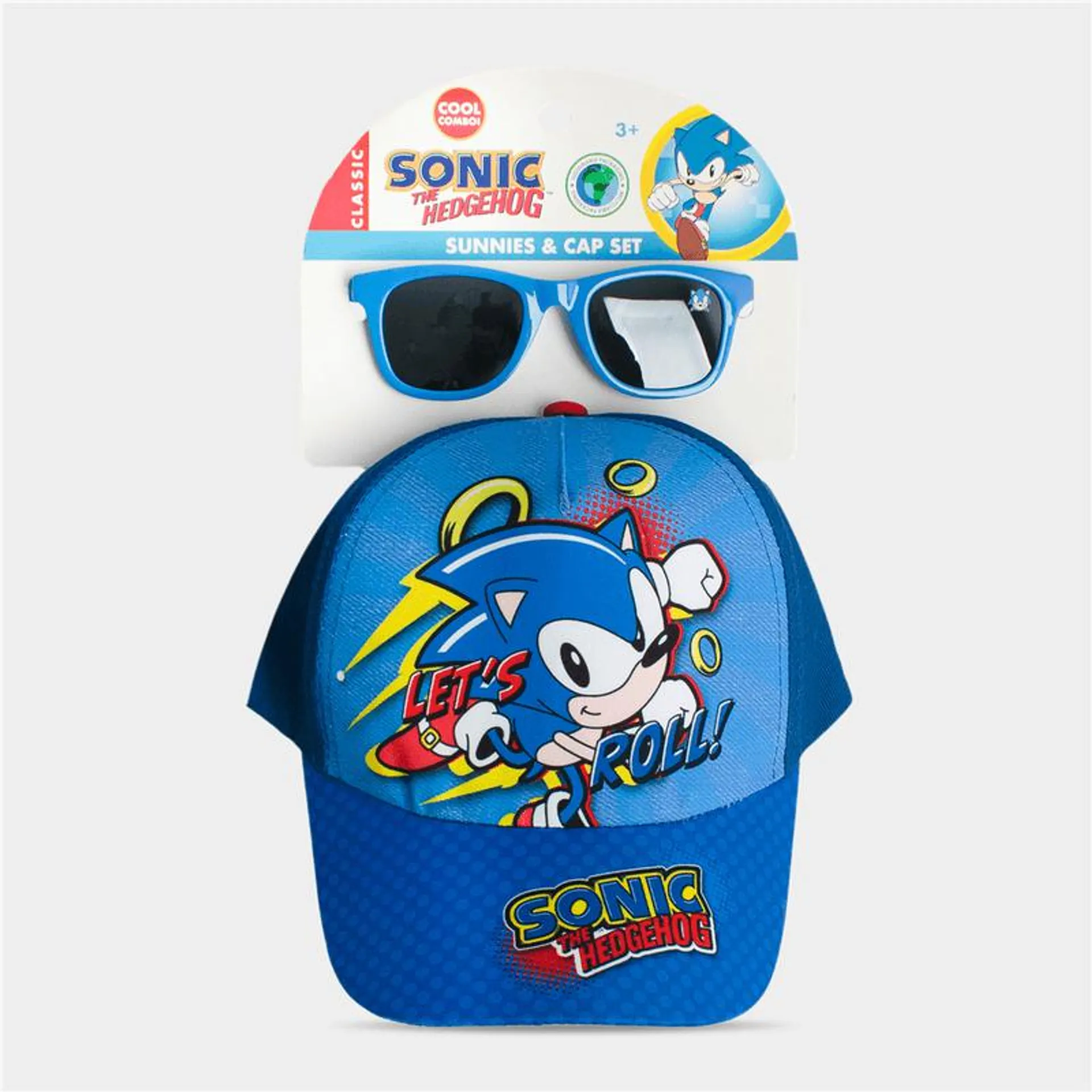 Boy's Character Group Blue Sonic Peak Cap & Sunnies