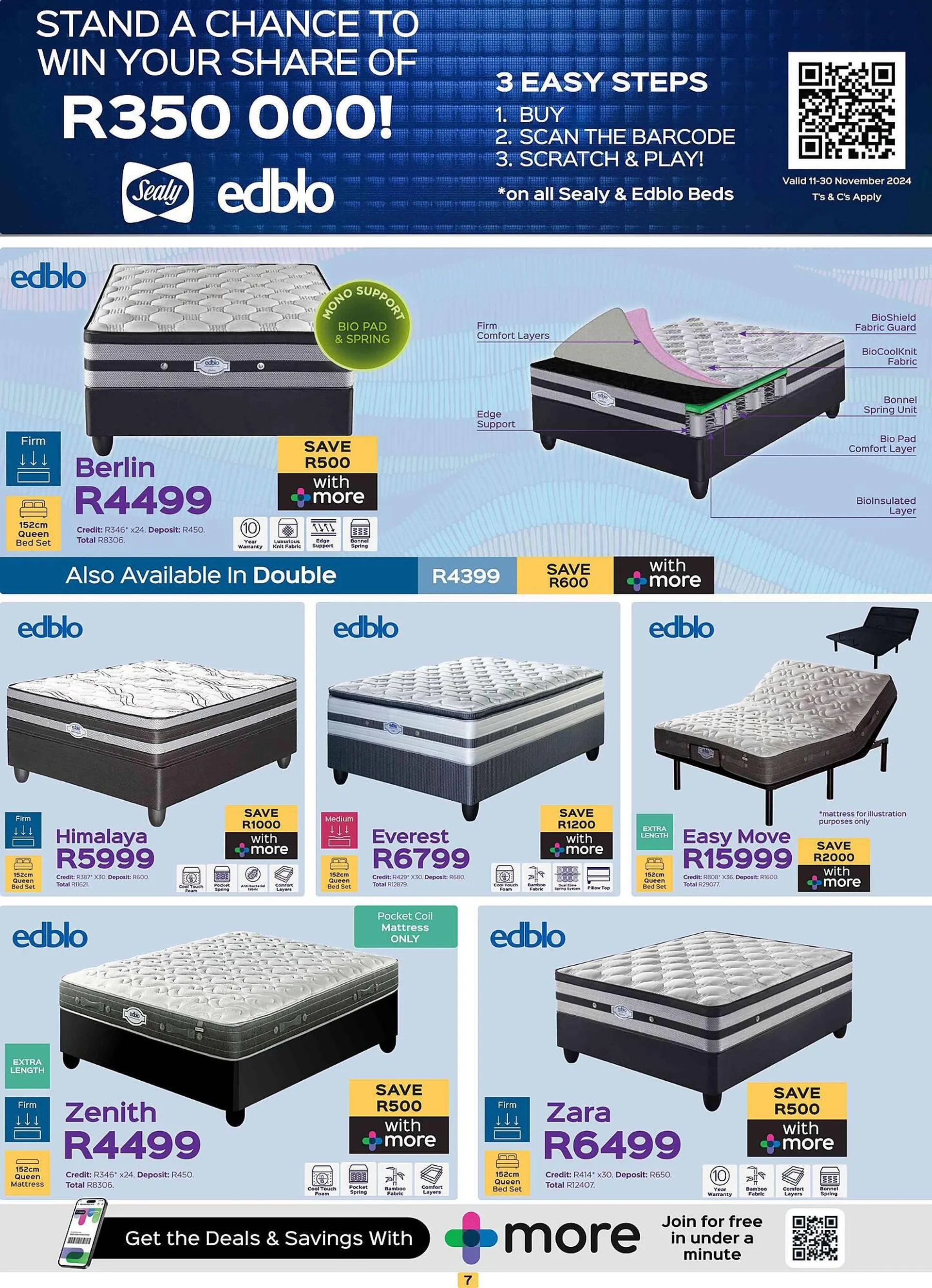 Sleepmasters catalogue from 11 November to 2 December 2024 - Catalogue Page 7