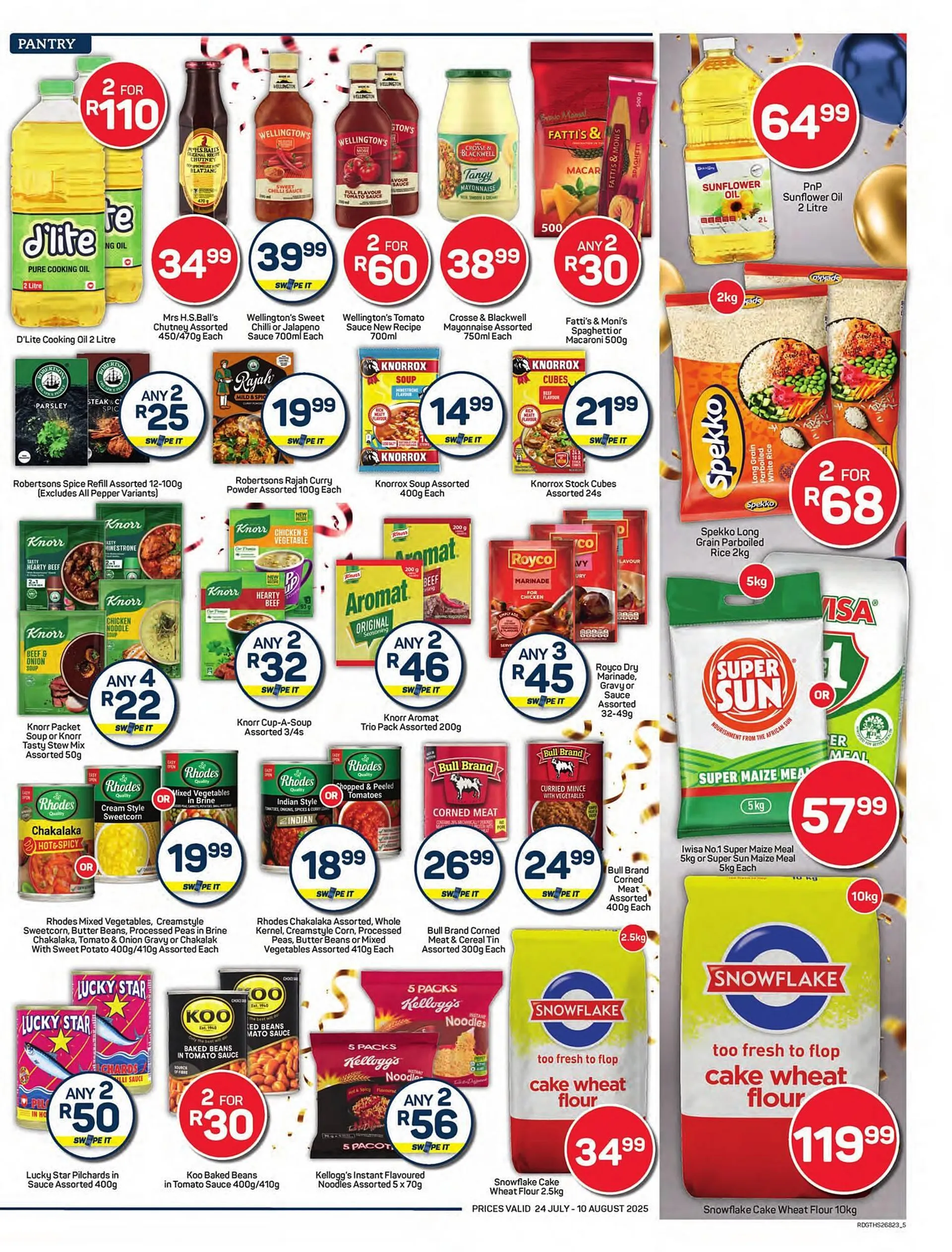 Pick n Pay catalogue from 24 July to 10 August 2025 - Catalogue Page 1