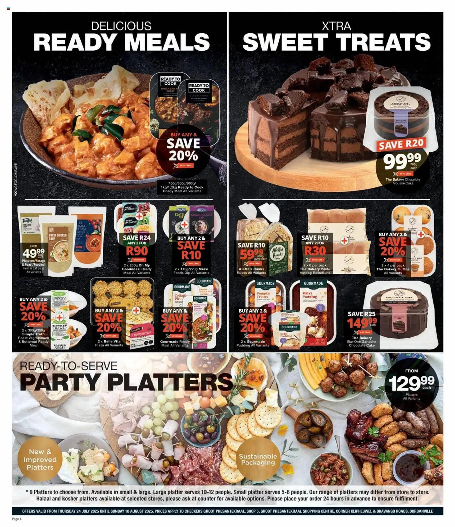 Checkers catalogue from 24 July to 10 August 2025 - Catalogue Page 1