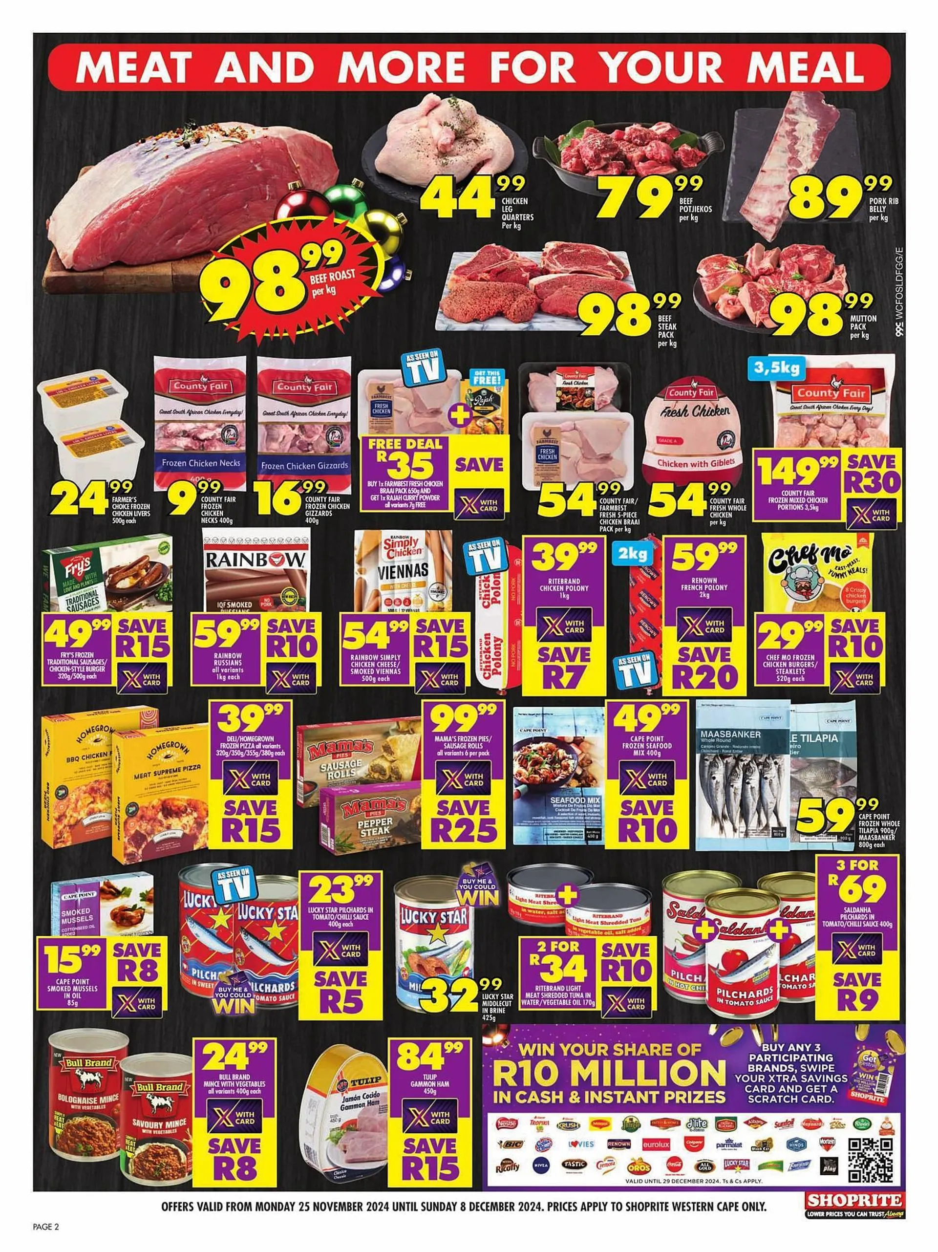 Shoprite catalogue from 25 November to 8 December 2024 - Catalogue Page 2