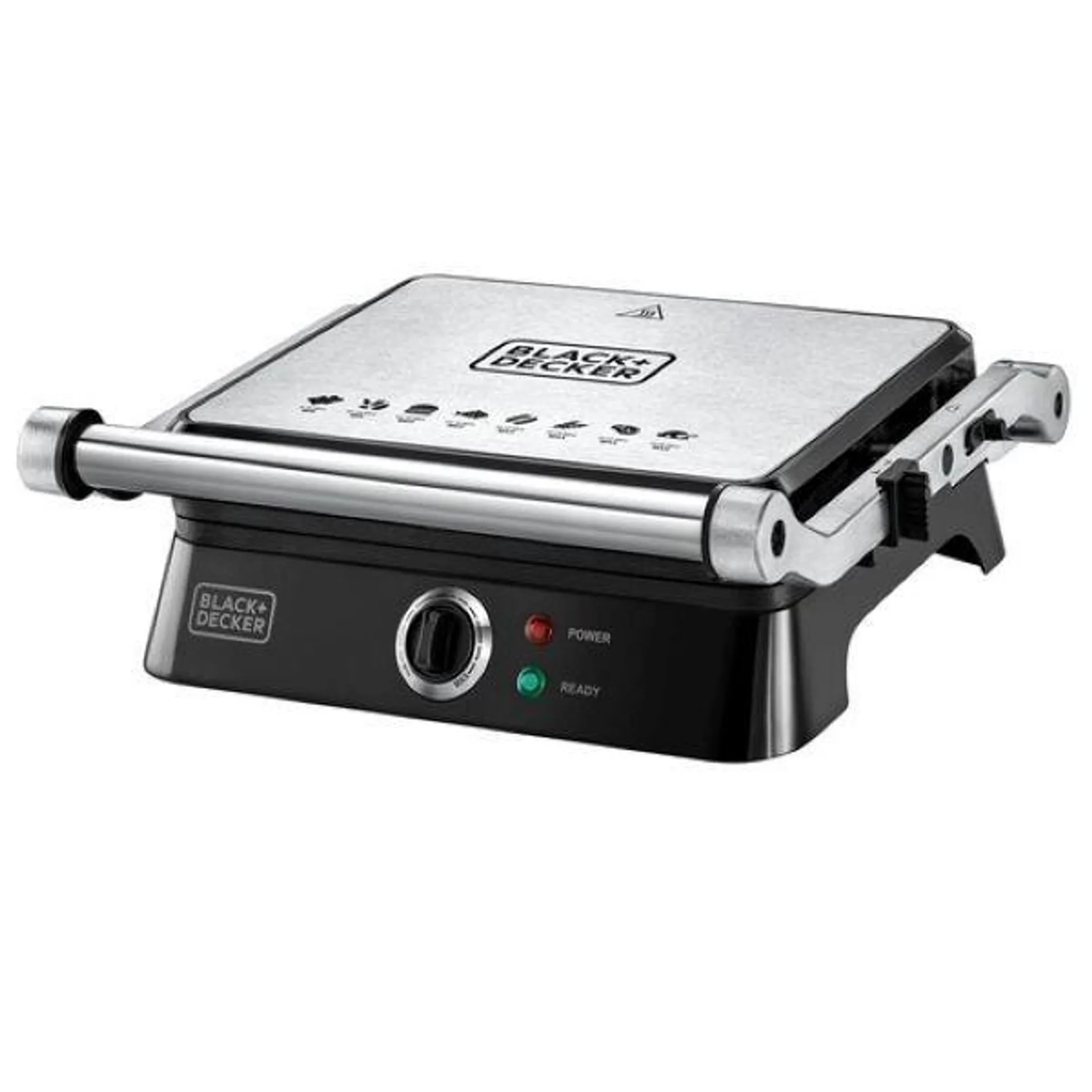 Black & Decker 1400W Electric Contact Grill with Full Flat Grill for Barbecue | CG1400-B5