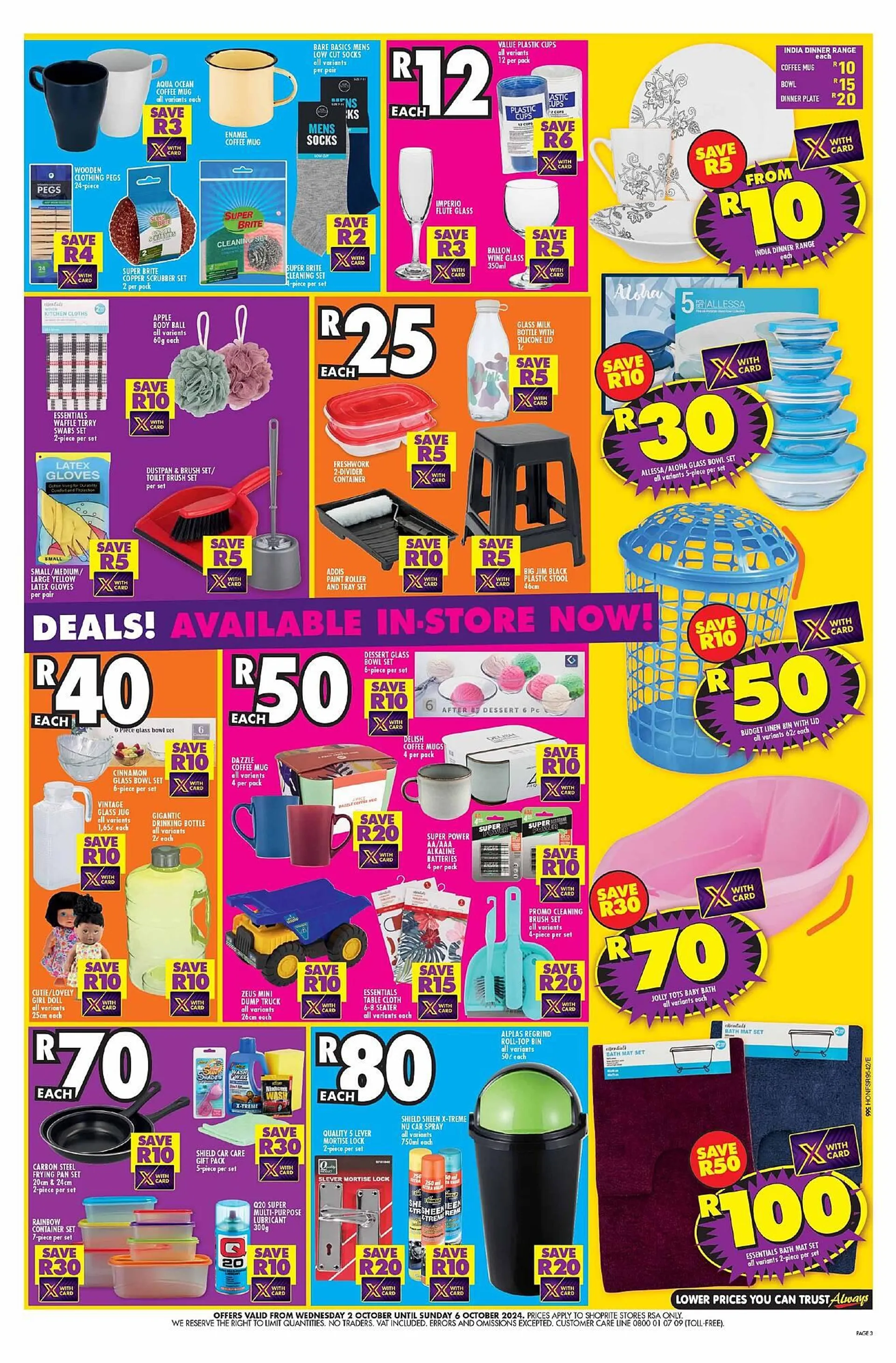 Shoprite catalogue from 2 October to 6 October 2024 - Catalogue Page 3