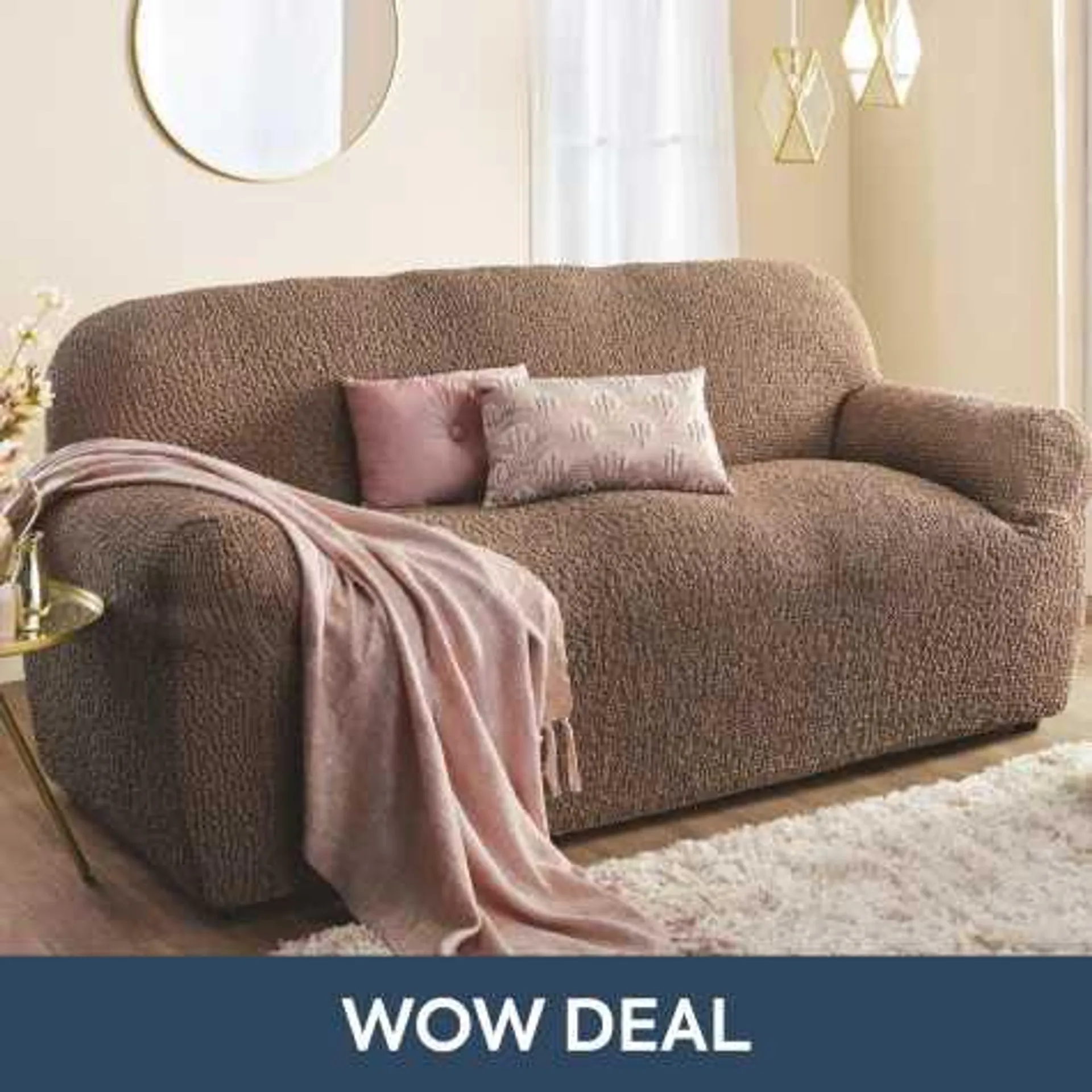 Julia Taupe Couch Covers