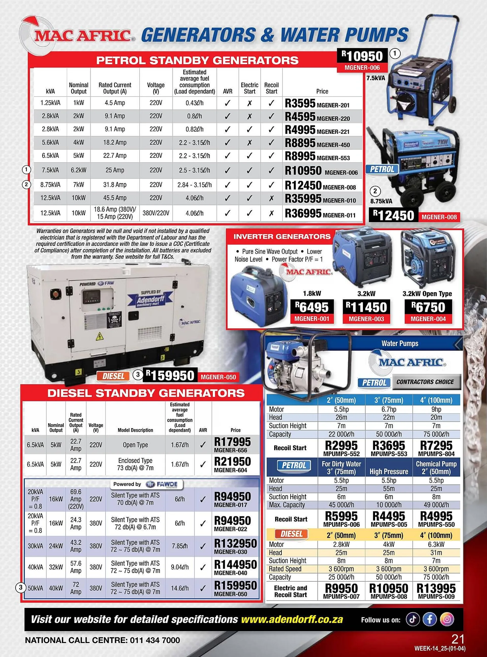 Adendorff Machinery Mart catalogue from 1 April to 30 April 2025 - Catalogue Page 4