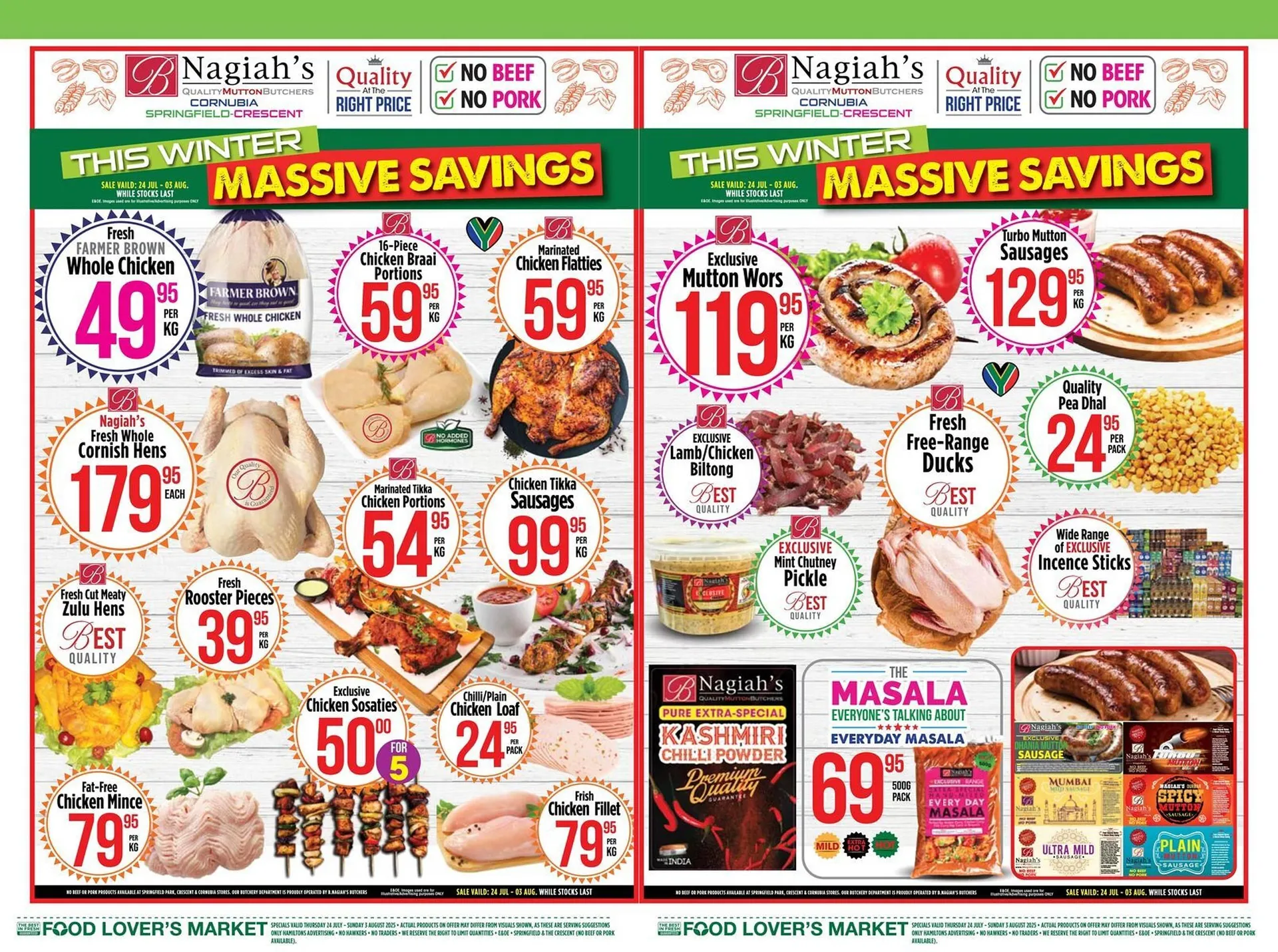 Food Lover's Market catalogue from 24 July to 3 August 2025 - Catalogue Page 1