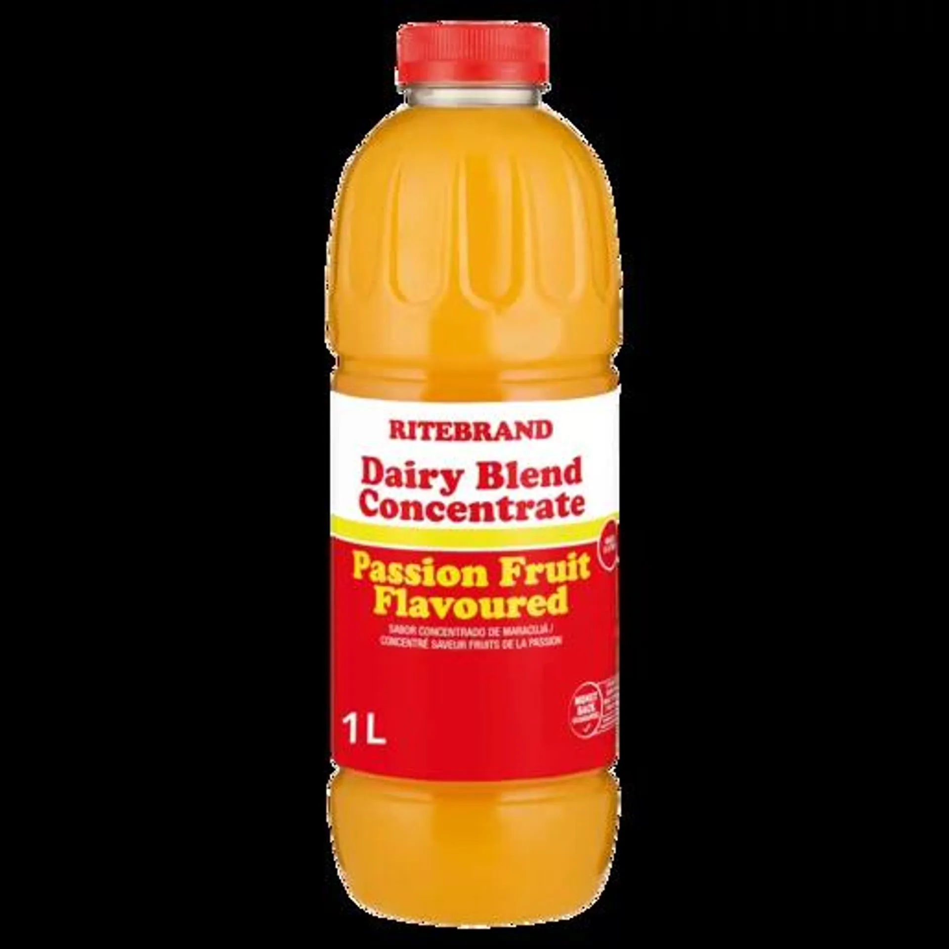 Ritebrand Passion Fruit Flavoured Dairy Blend Concentrate 1L