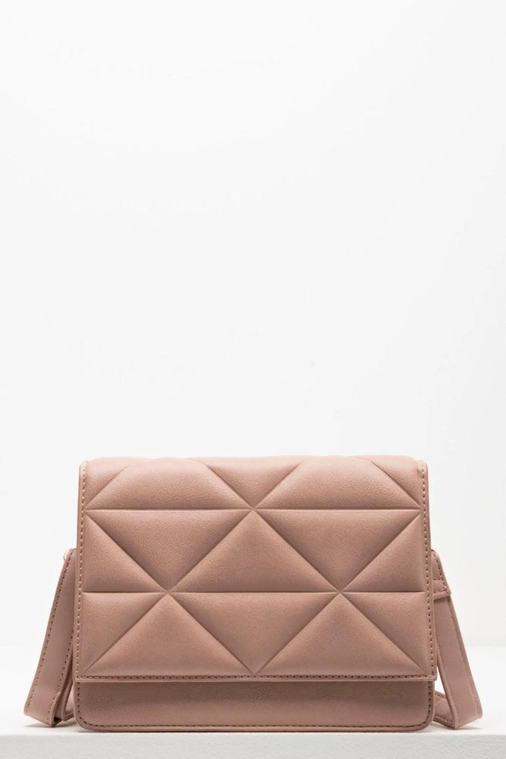 Diamond Quilted Clutch Pink