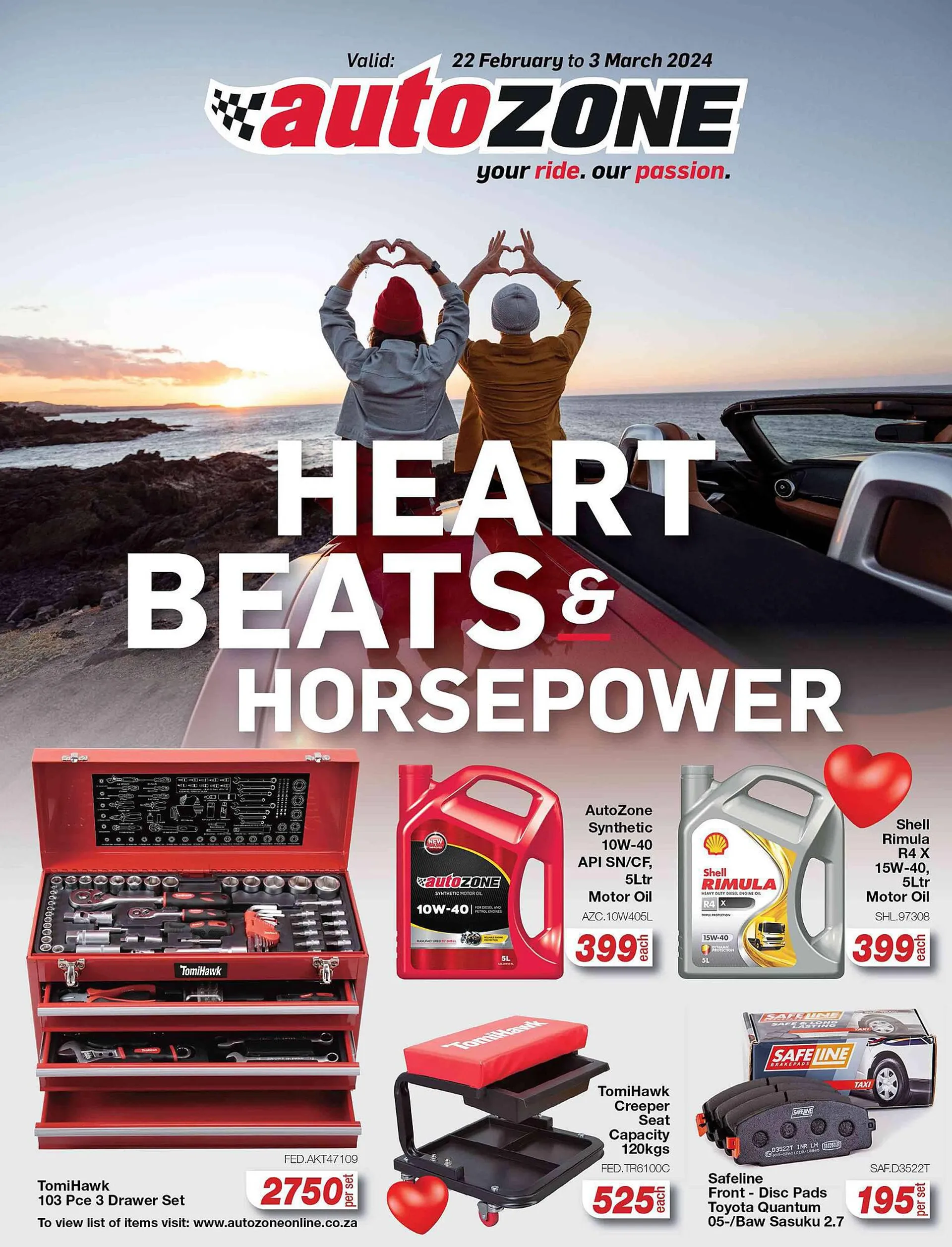 AutoZone catalogue - 22 February 3 March 2024 - Page 1