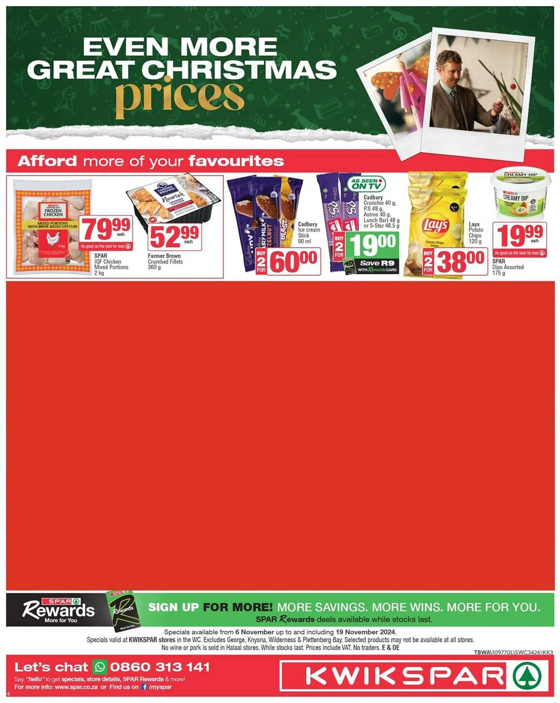 KwikSpar catalogue from 6 November to 19 November 2024 - Catalogue Page 4