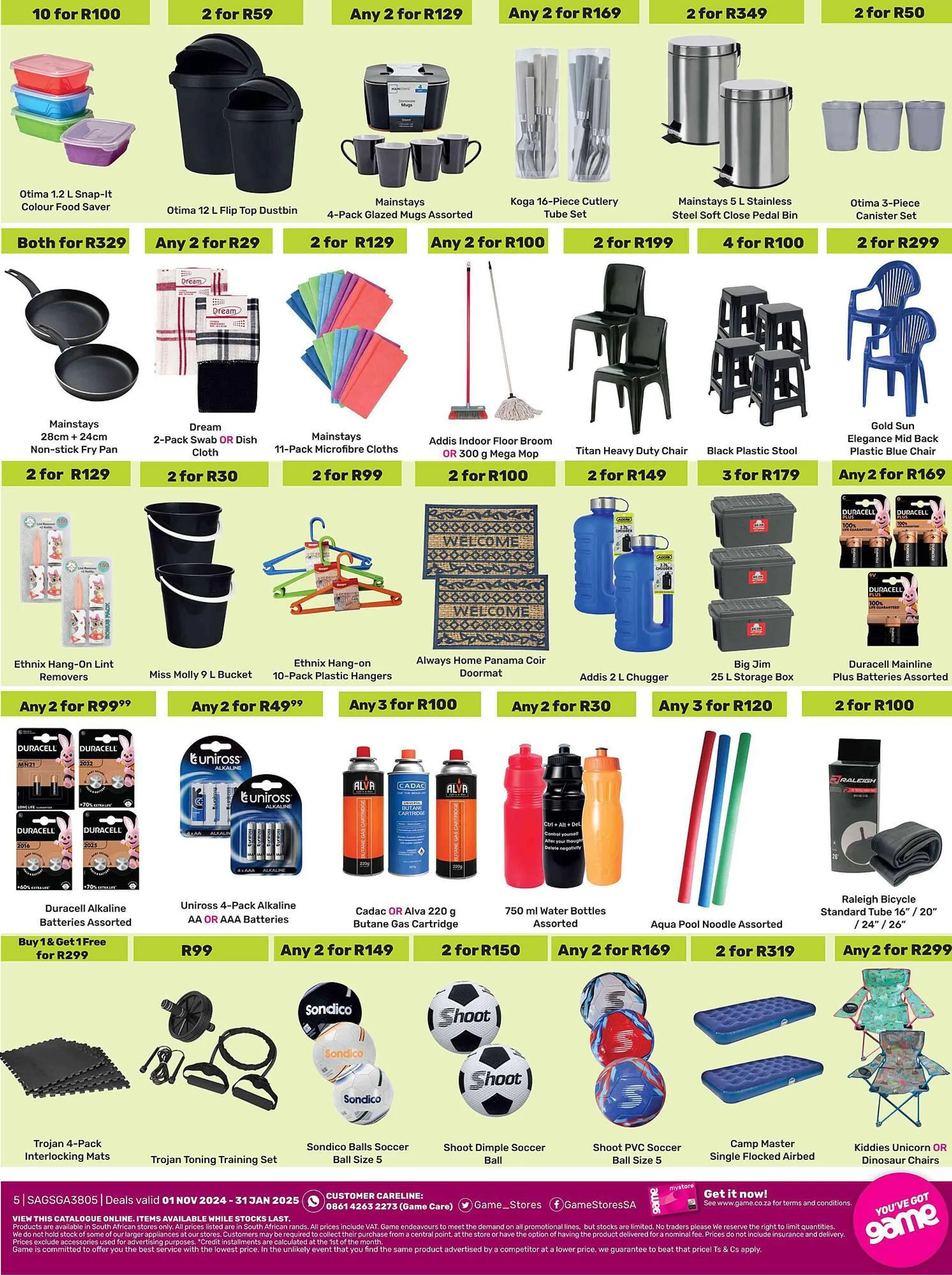 Game catalogue from 1 November to 31 January 2025 - Catalogue Page 1