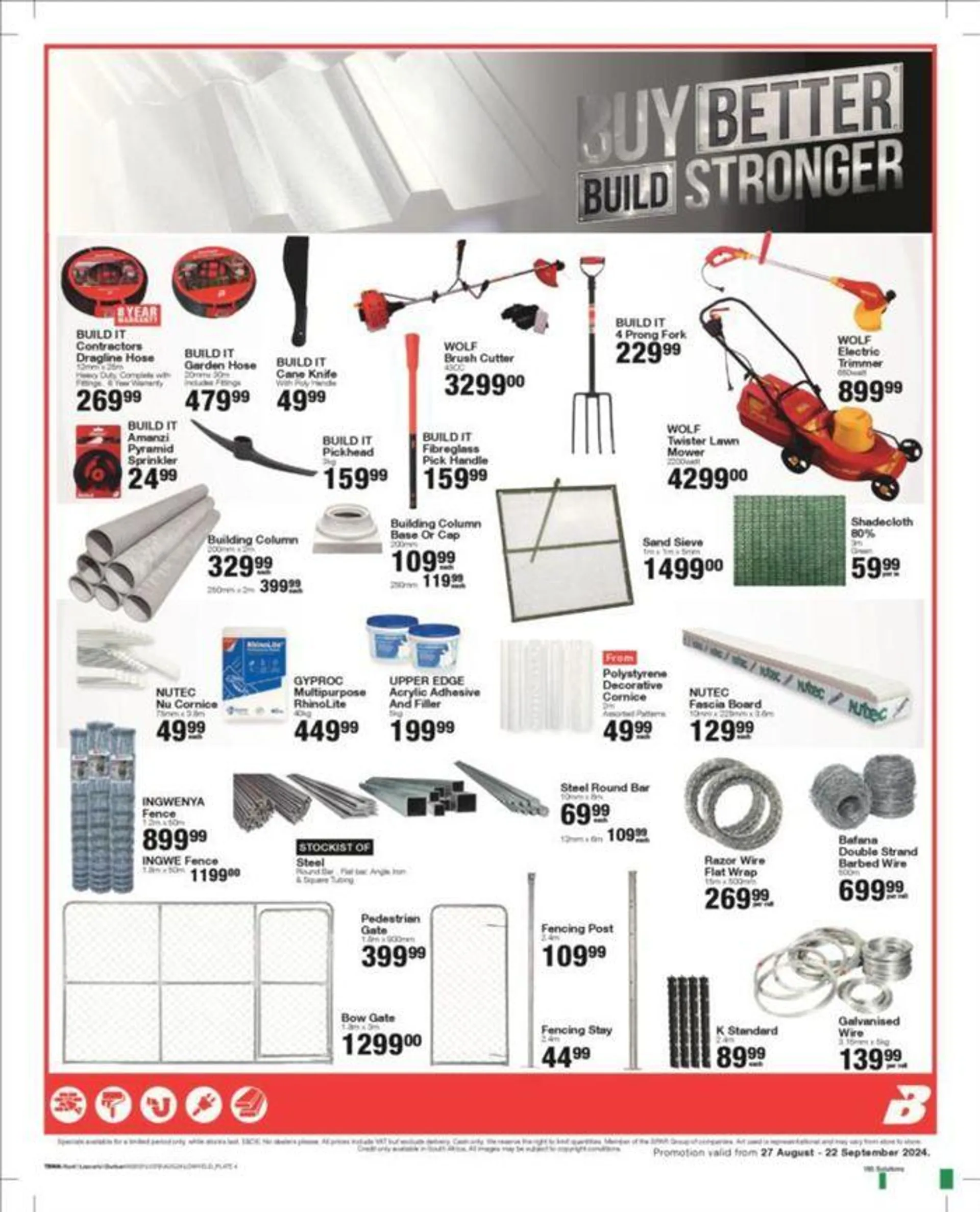 Build It Specials from 28 August to 22 September 2024 - Catalogue Page 4