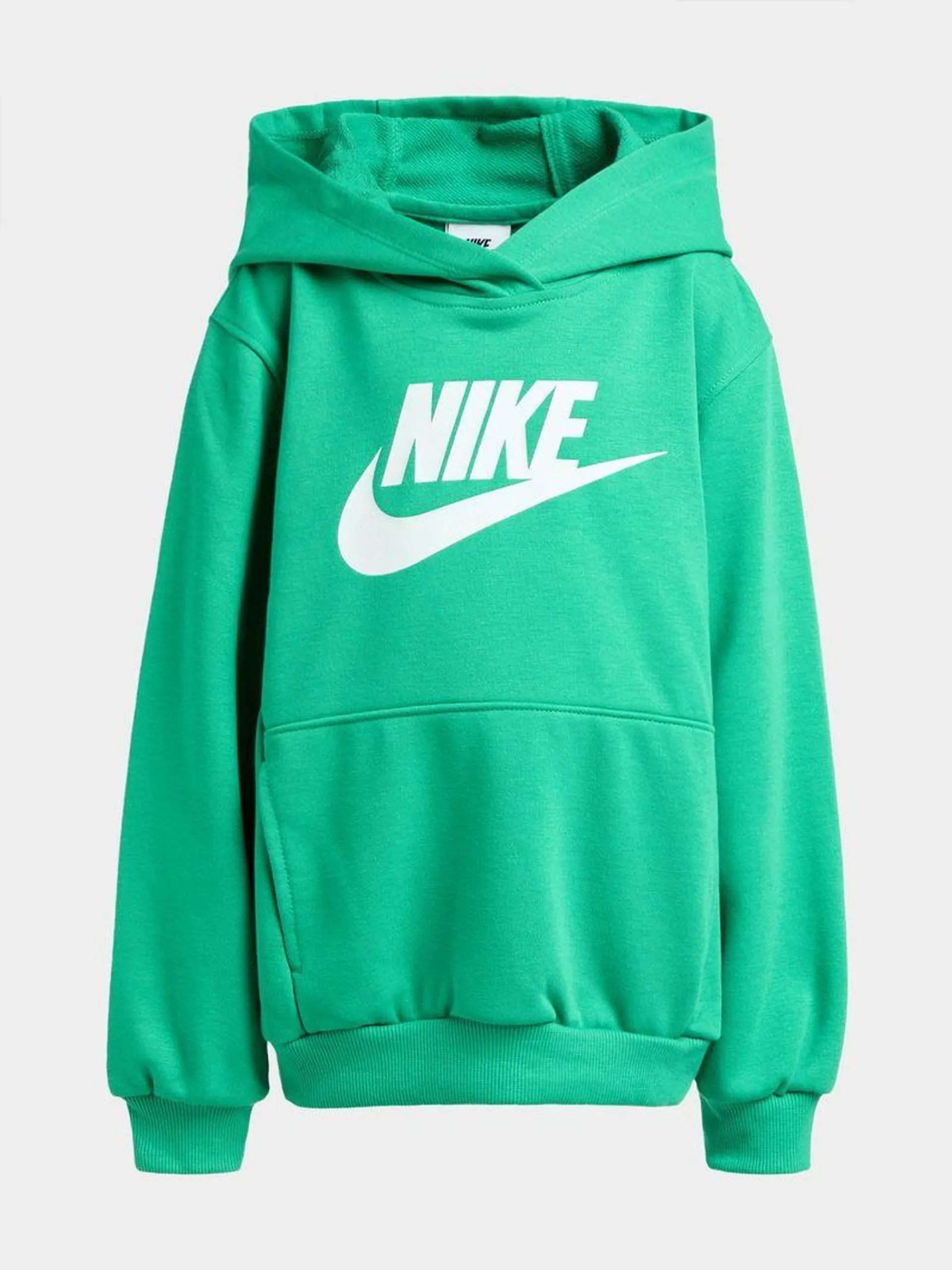 Nike Unisex Kids Club French Terry Green Hoodie