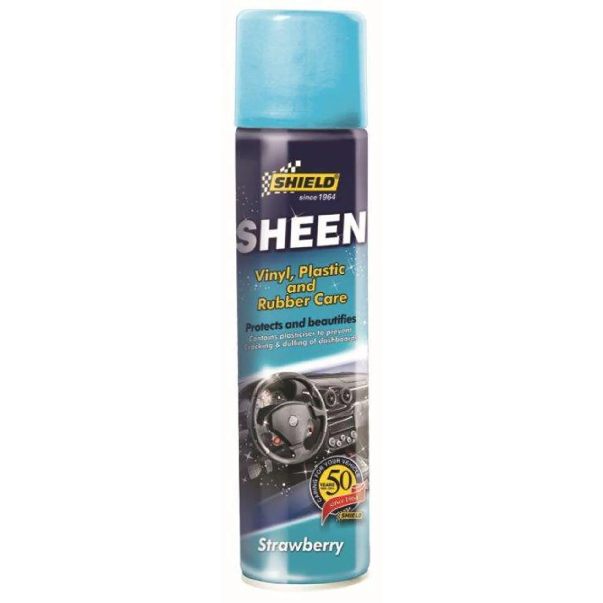 Shield Sheen Vinyl, Plastic & Rubber Care Strawberry 300ml