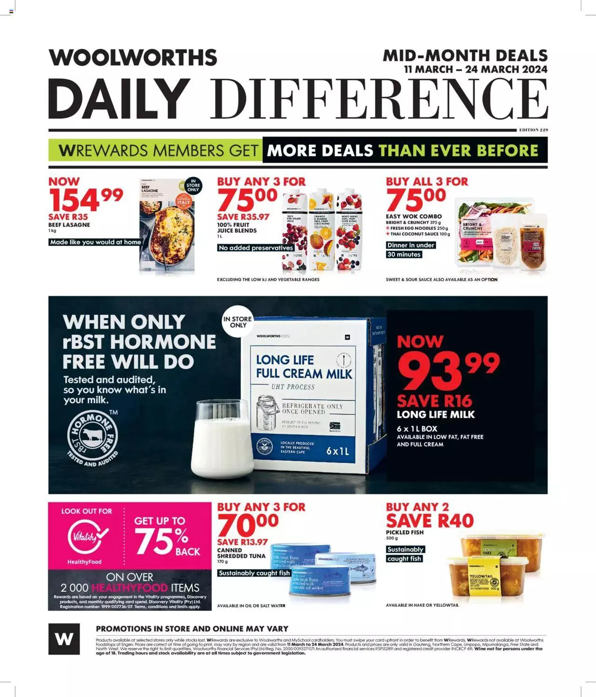 Woolworths Daily Difference - Gauteng - 11 March 24 March 2024 - Page 8