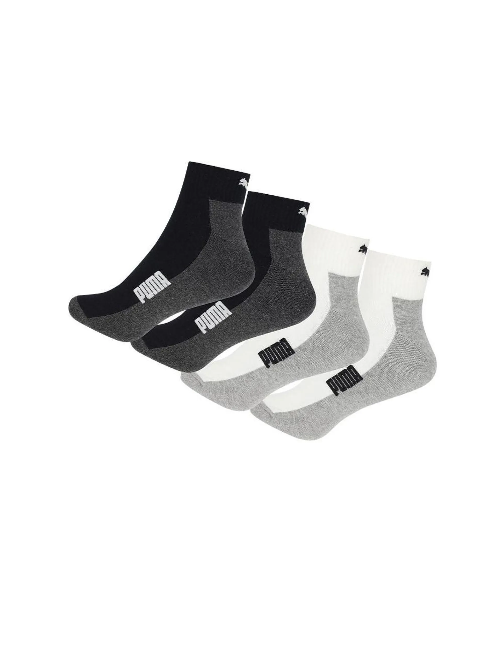 Puma Cush 2 Pack Socks Black