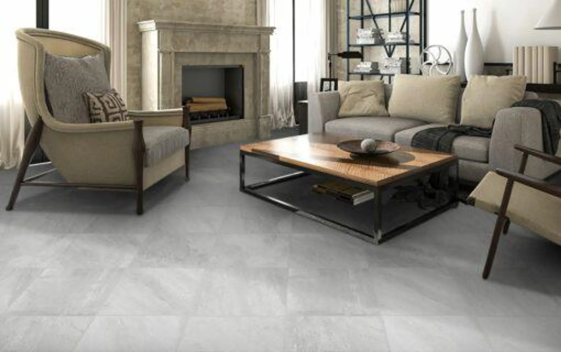 aida sandstone grey eco tile 420 x 420 mm