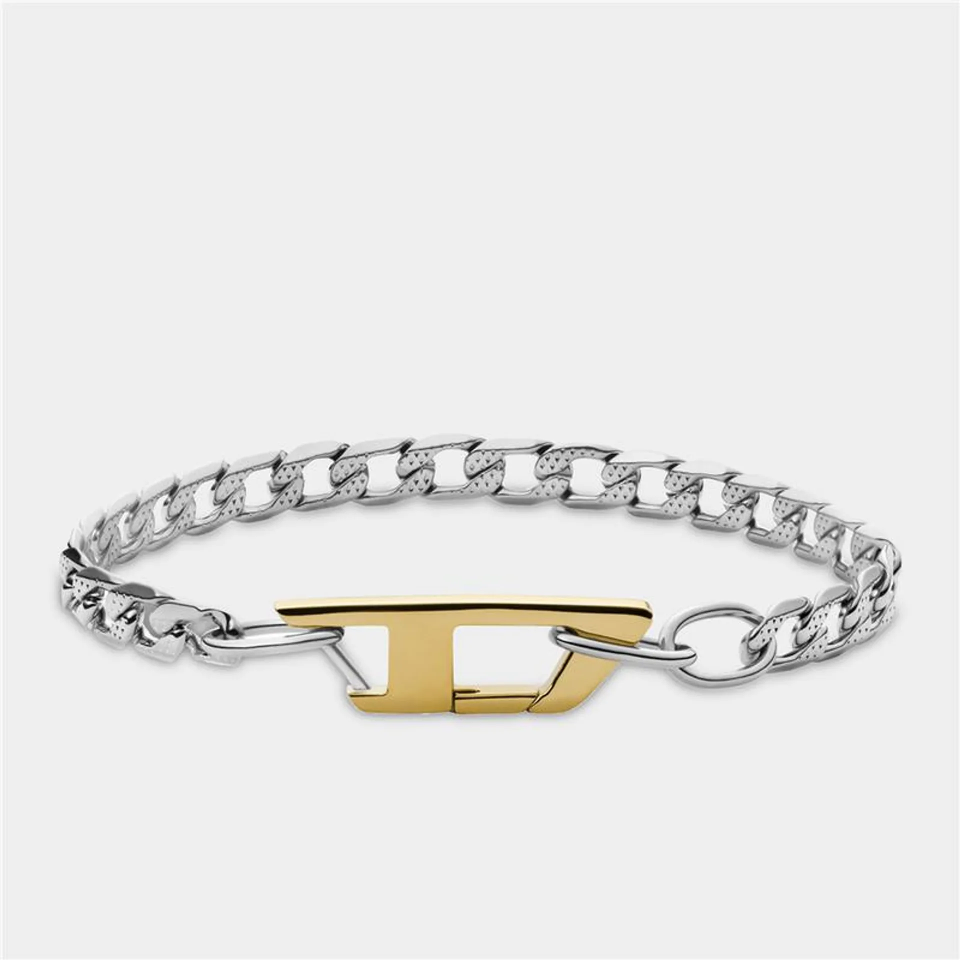 Diesel Stainless Steel Lobster Clasp Bracelet