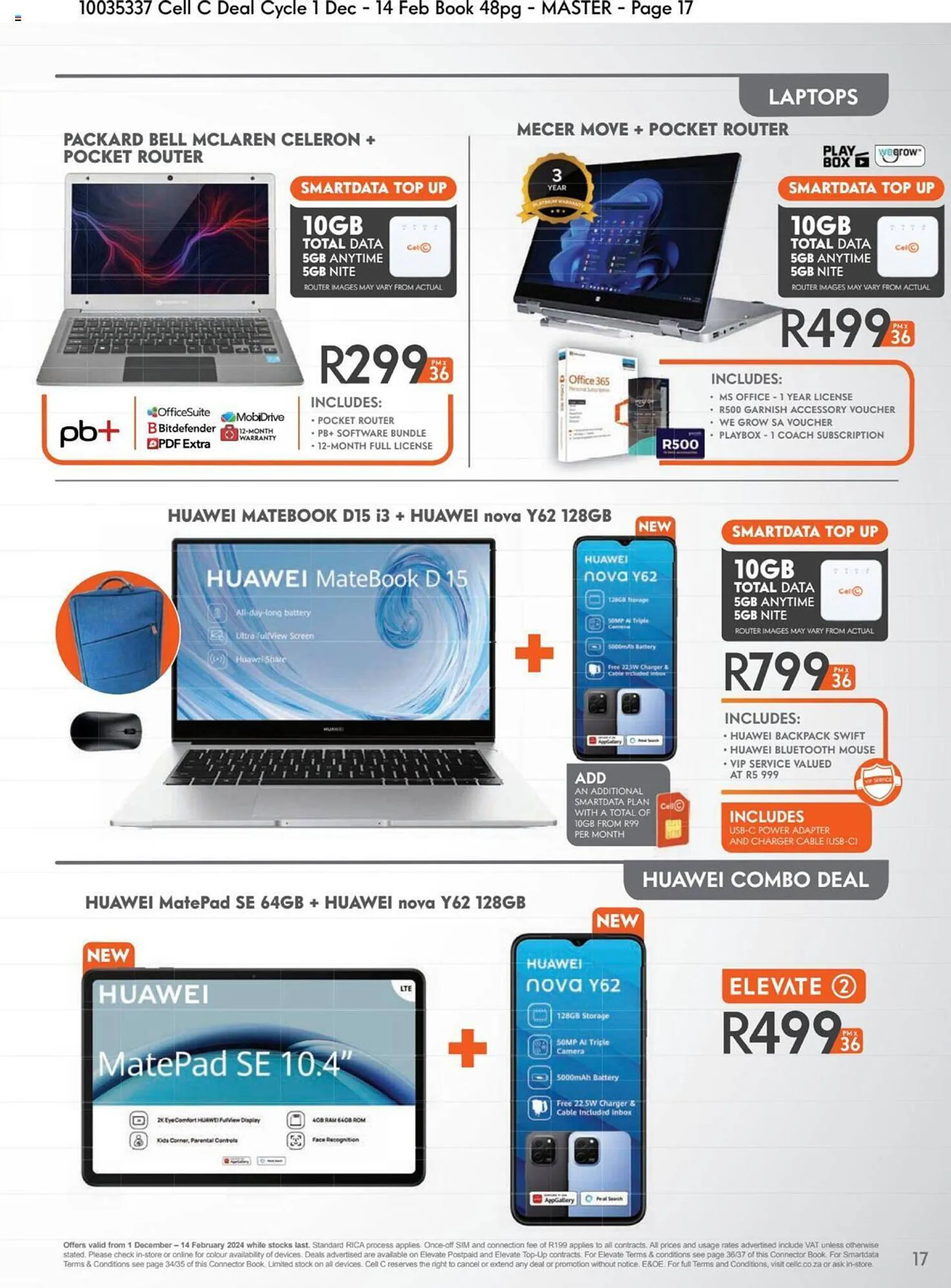 Cell C catalogue from 1 December to 14 February 2024 - Catalogue Page 17