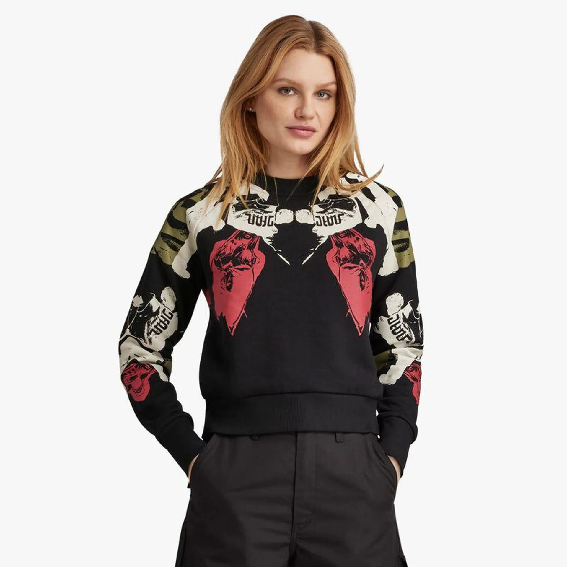 G-Star Women's Lookbook Printed Sweater