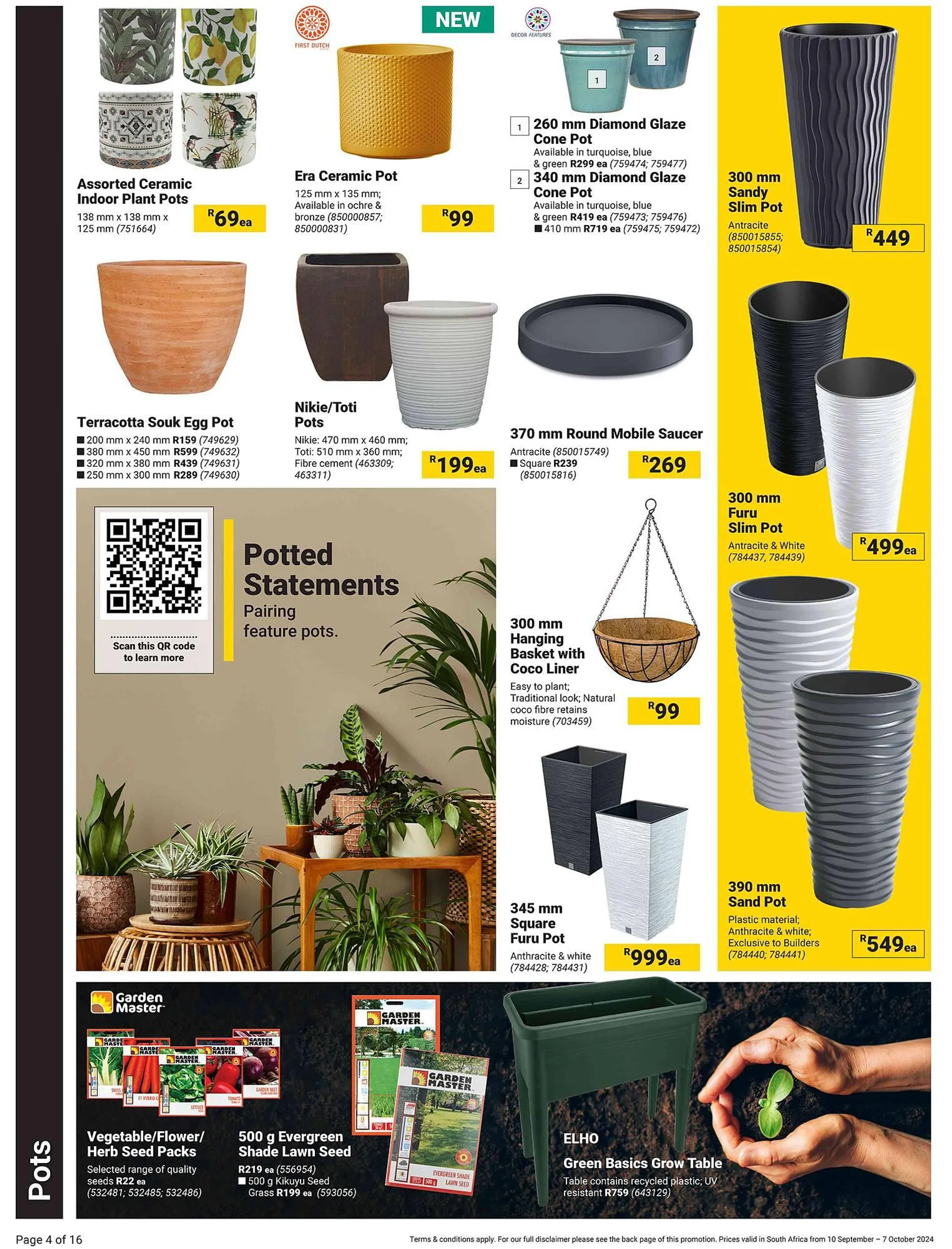 Builders Warehouse catalogue from 10 September to 7 October 2024 - Catalogue Page 4