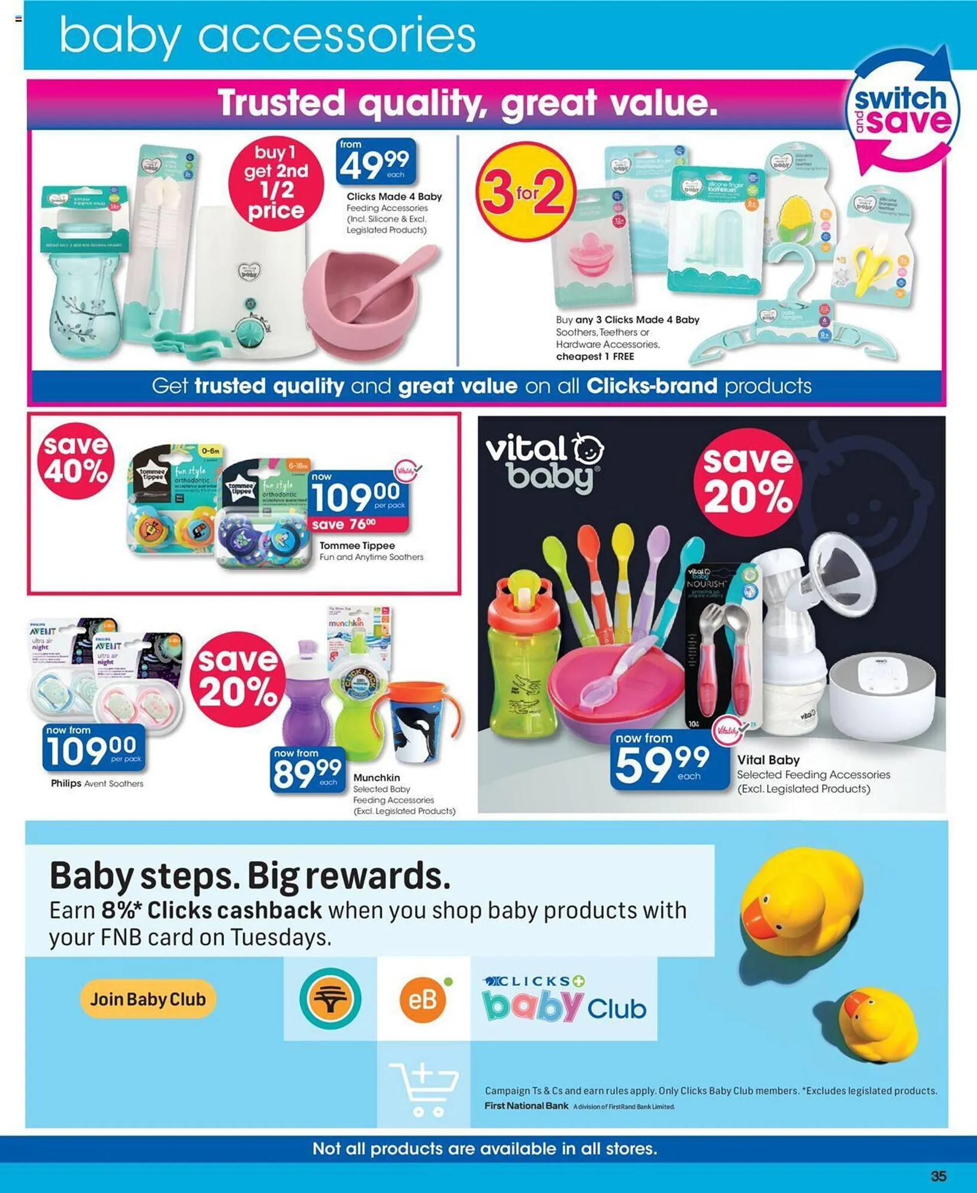 Clicks catalogue from 17 October to 30 October 2024 - Catalogue Page 35