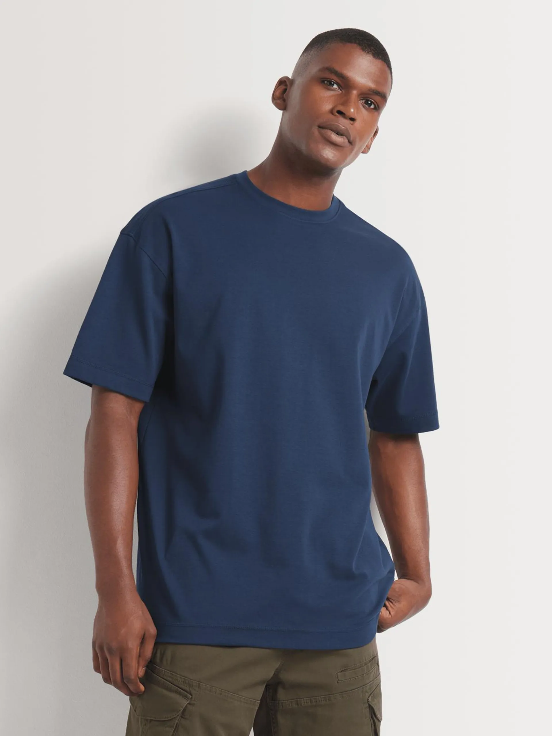 Men's Markham Interlock Navy T-Shirt