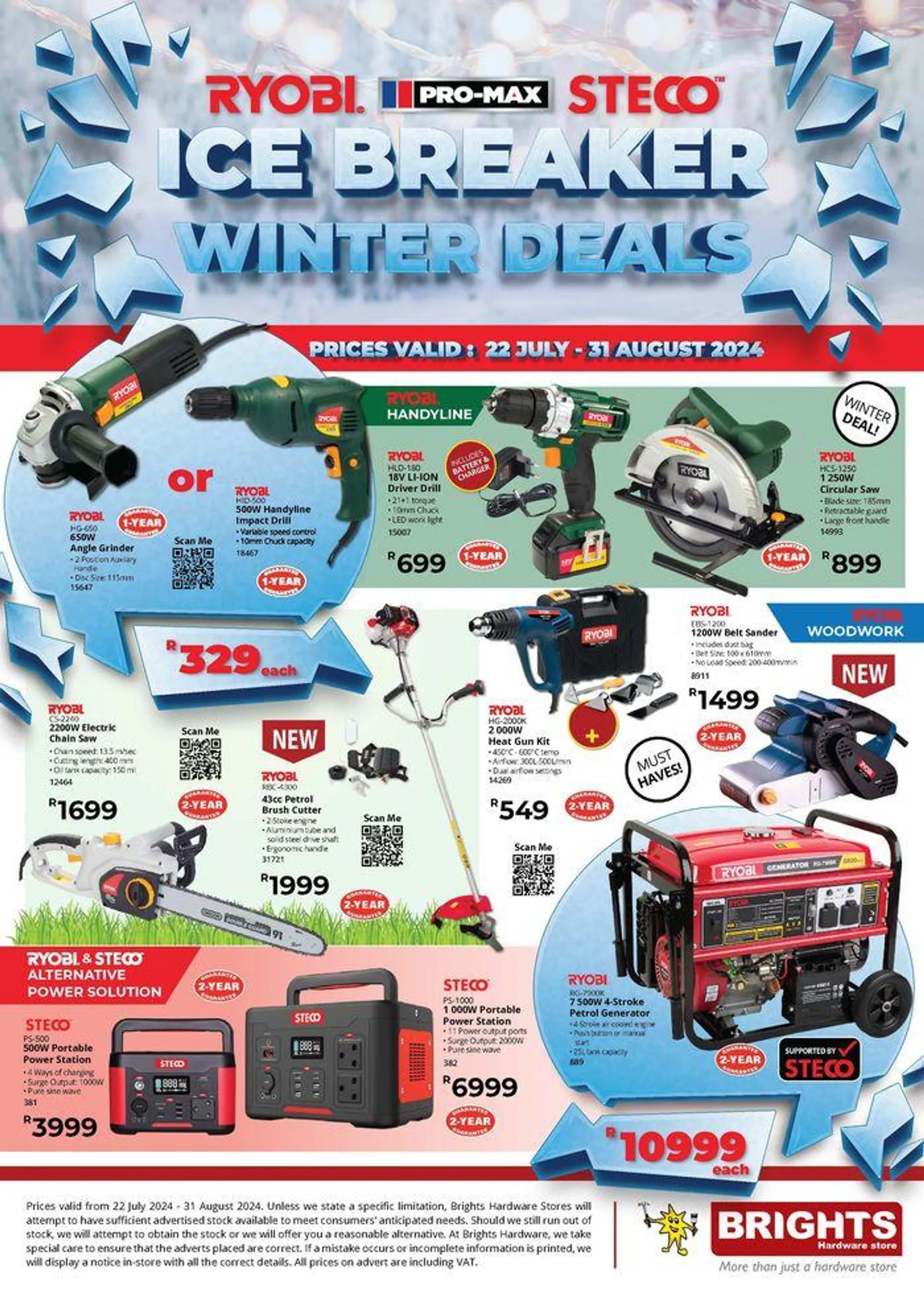 Ryobi Winter Deals 2024 - 1