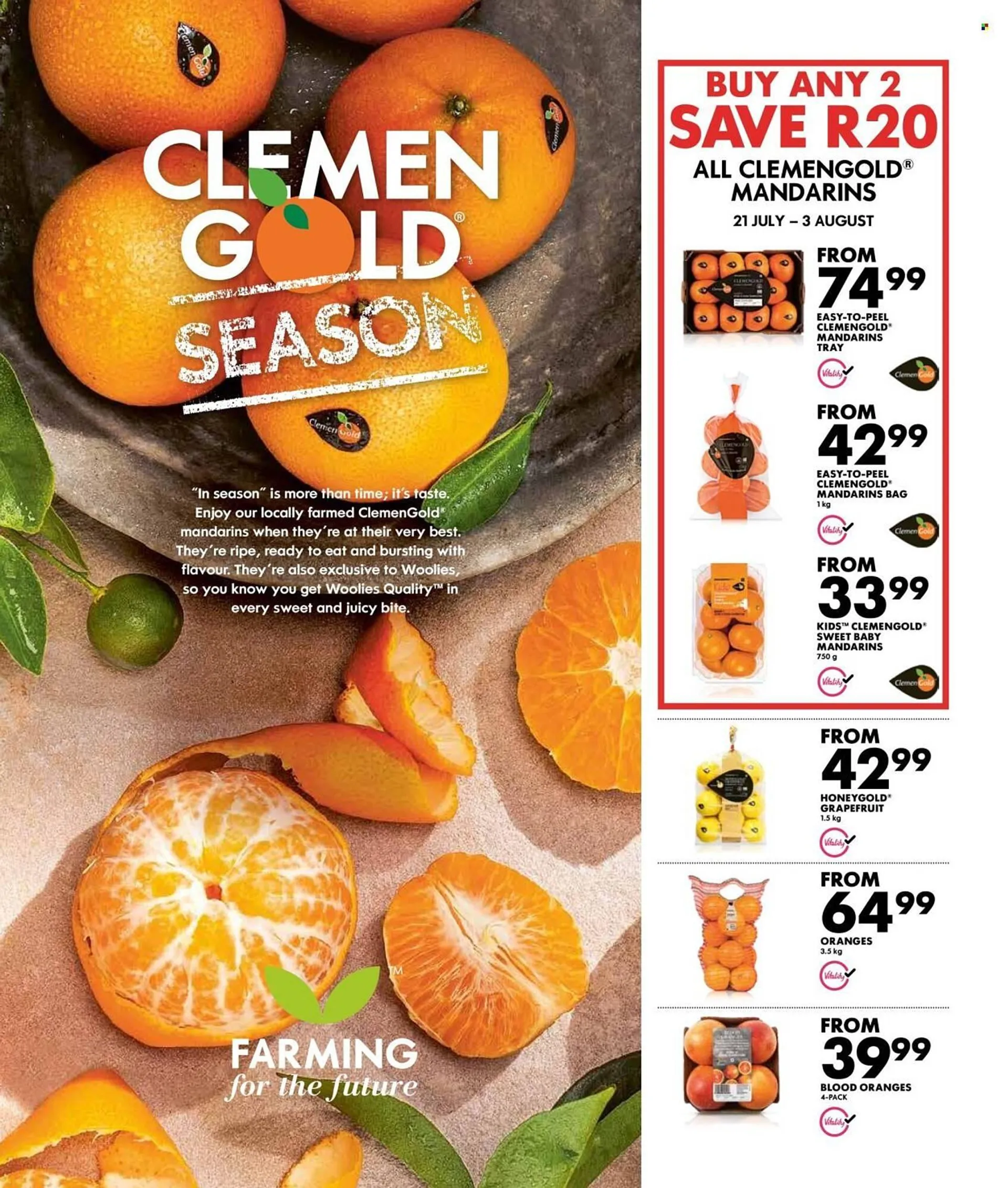 Woolworths catalogue from 21 July to 3 August 2025 - Catalogue Page 1