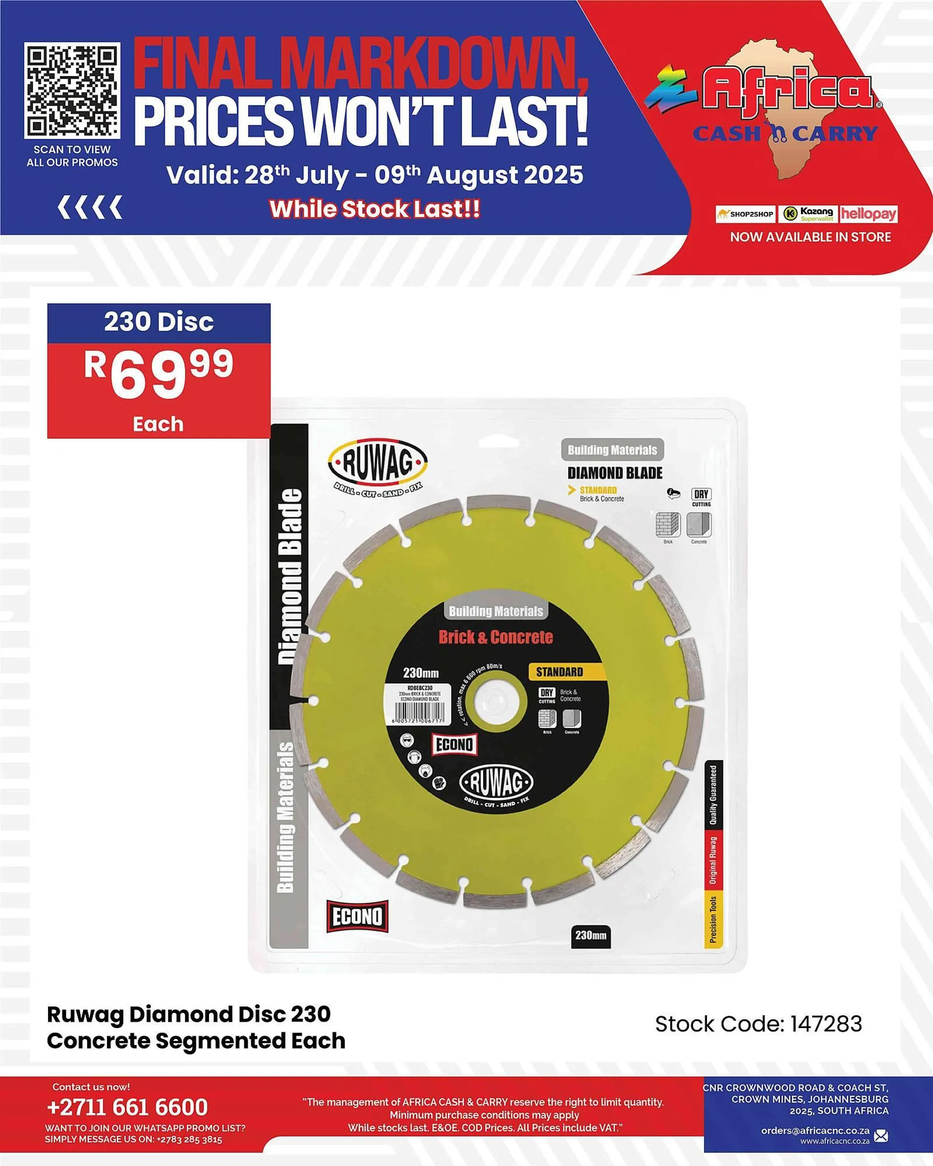 Africa Cash and Carry catalogue - 1