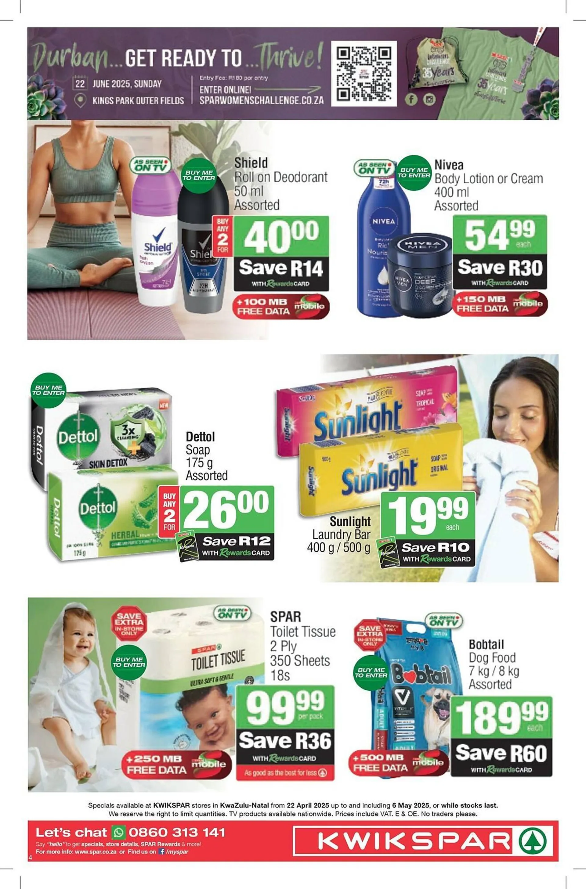 Spar catalogue from 22 April to 6 May 2025 - Catalogue Page 1