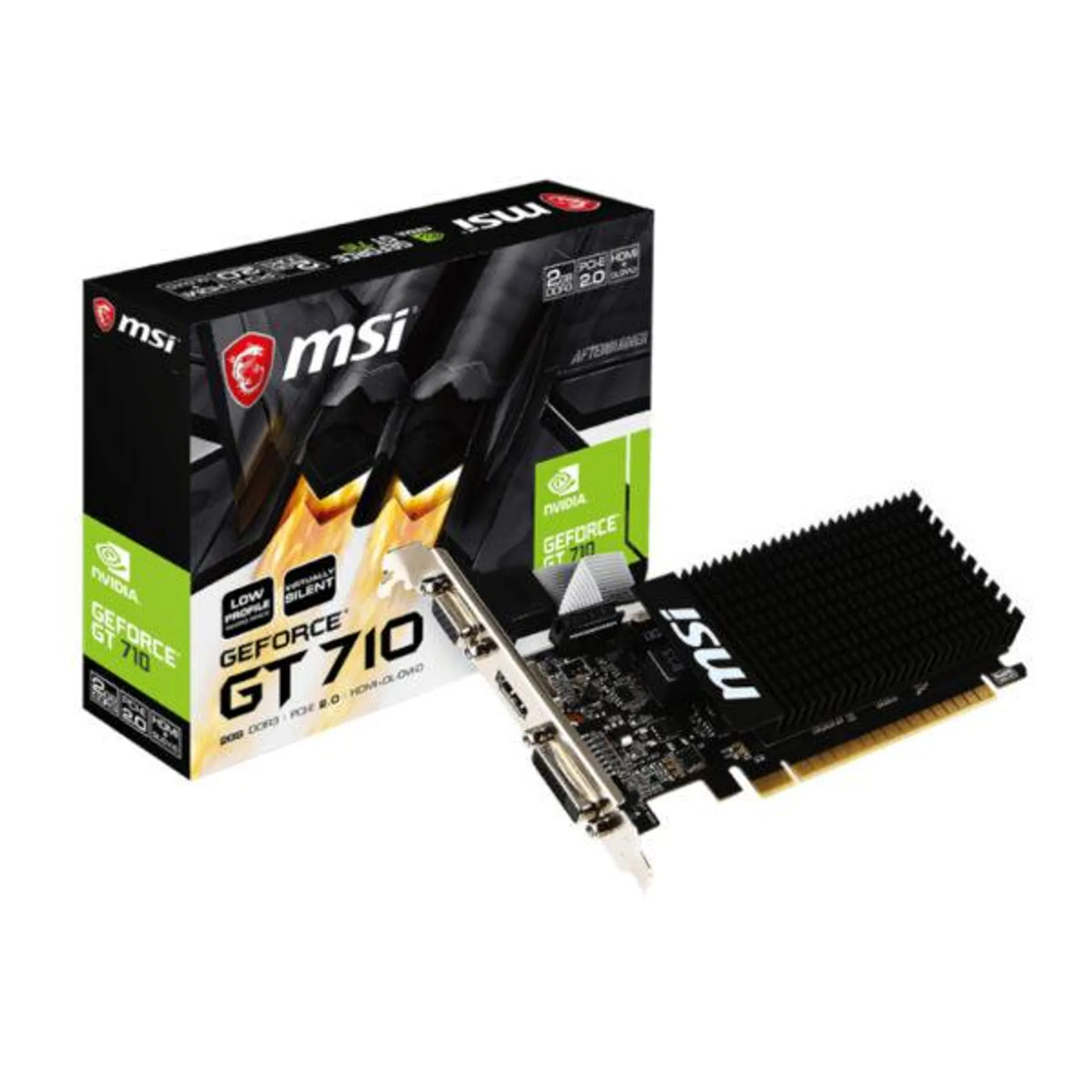 MSI NVIDIA GEFORCE GT710 2G D3 LOPRO GPU