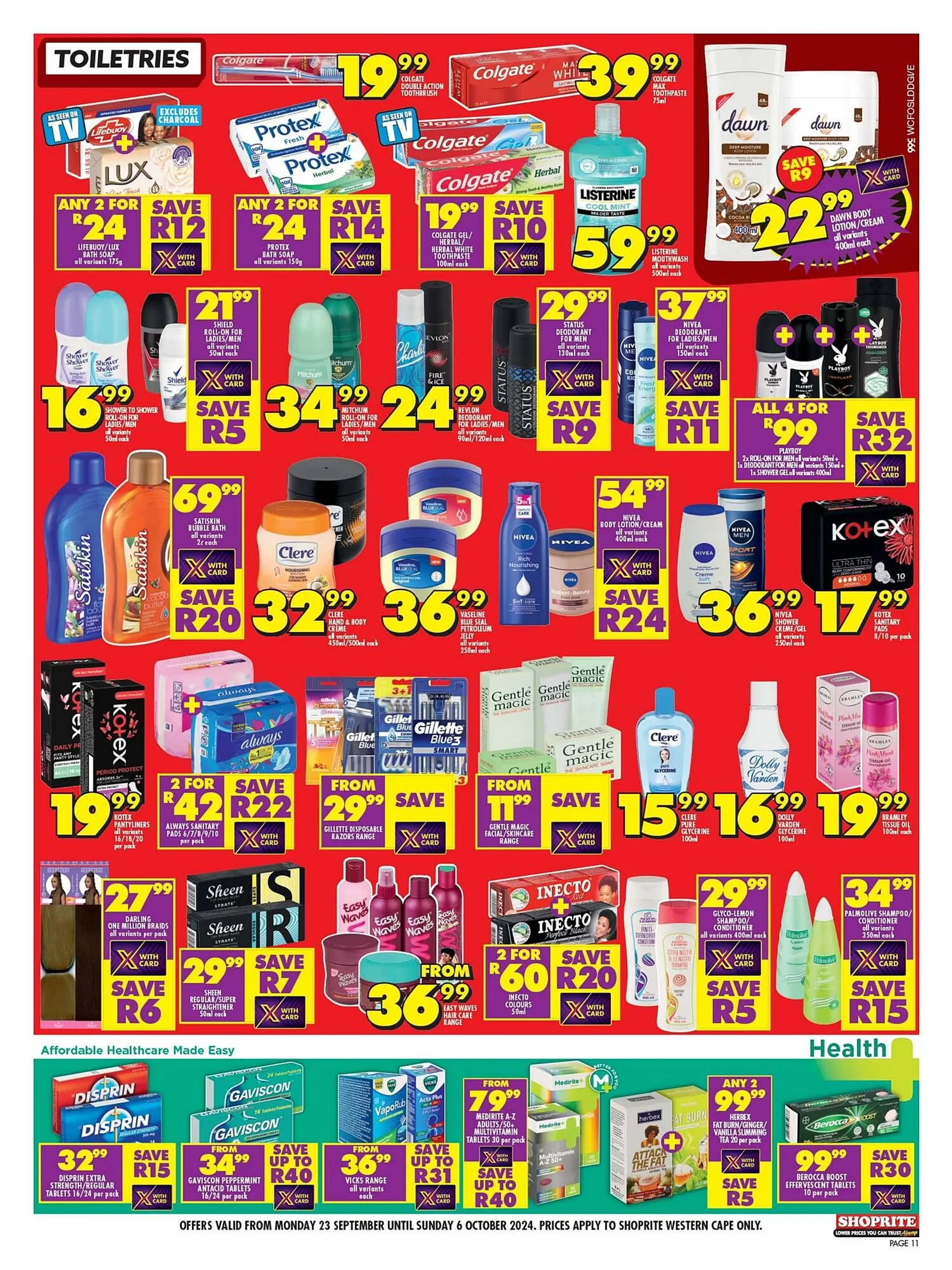 Shoprite catalogue from 23 September to 6 October 2024 - Catalogue Page 11